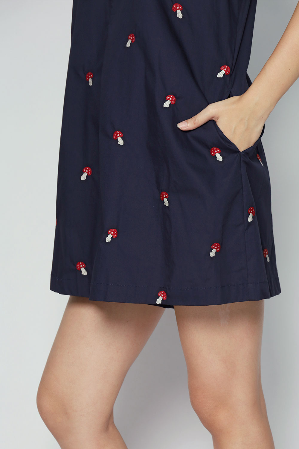 Kuroshiro Playsuit in Mochi Mushroom
