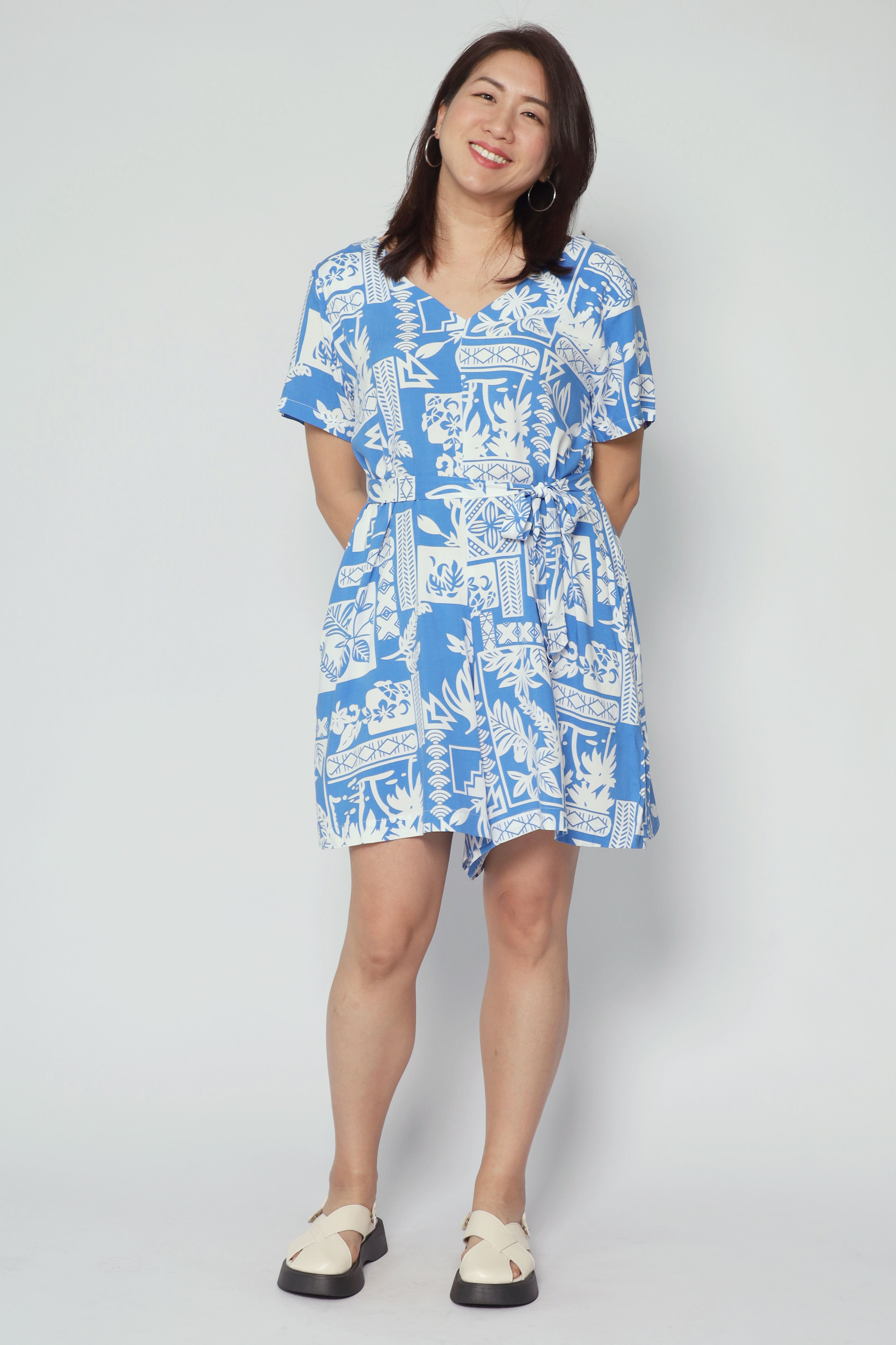 Kuroshiro Playsuit in Tiki Bloom