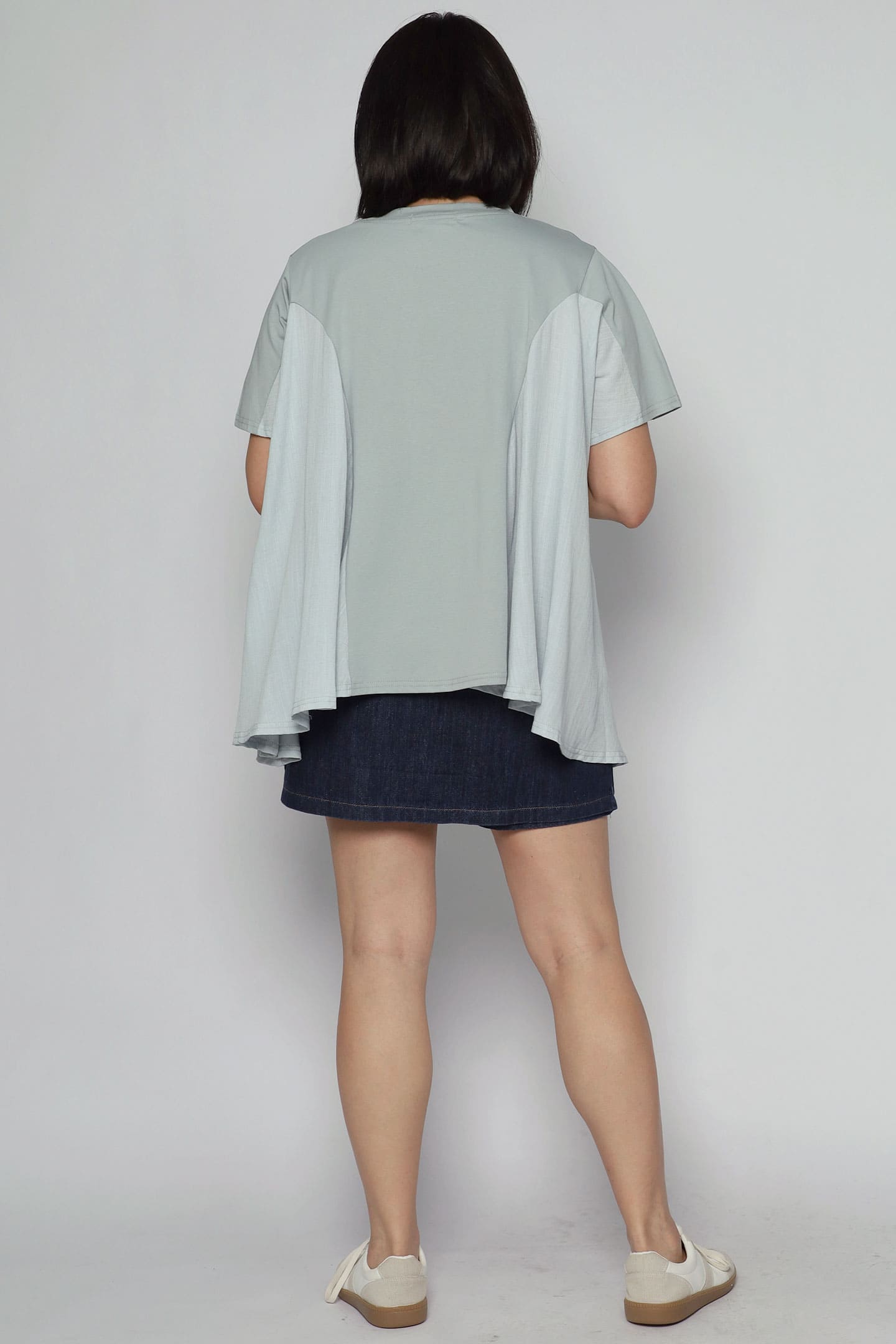 Kwang Fishtail Top in Blue