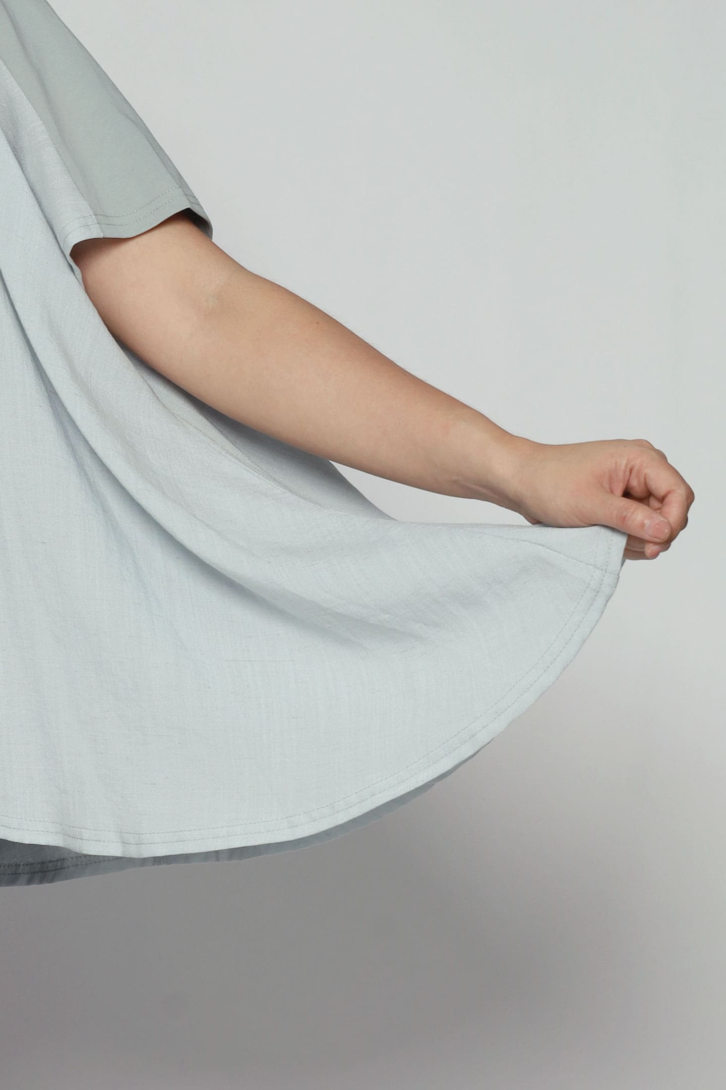 Kwang Fishtail Top in Blue