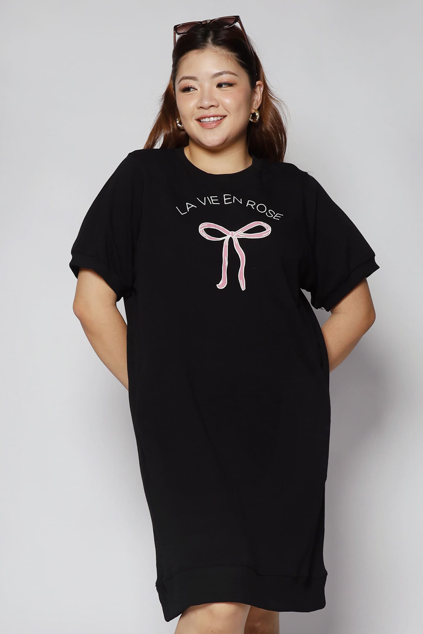 La Vie En Rose Tee Dress