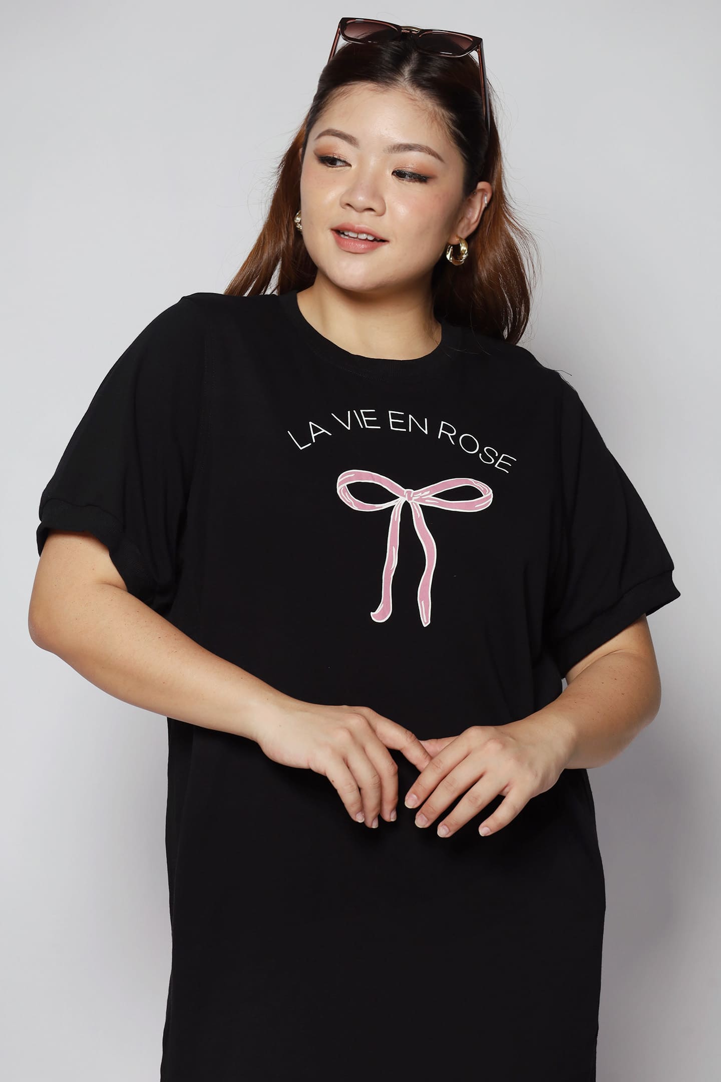 La Vie En Rose Tee Dress