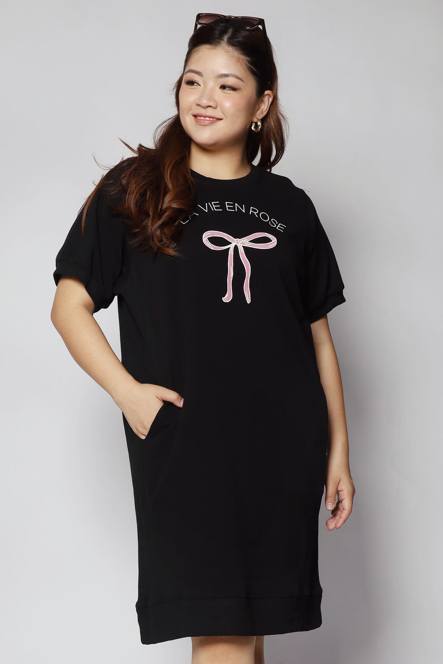 La Vie En Rose Tee Dress