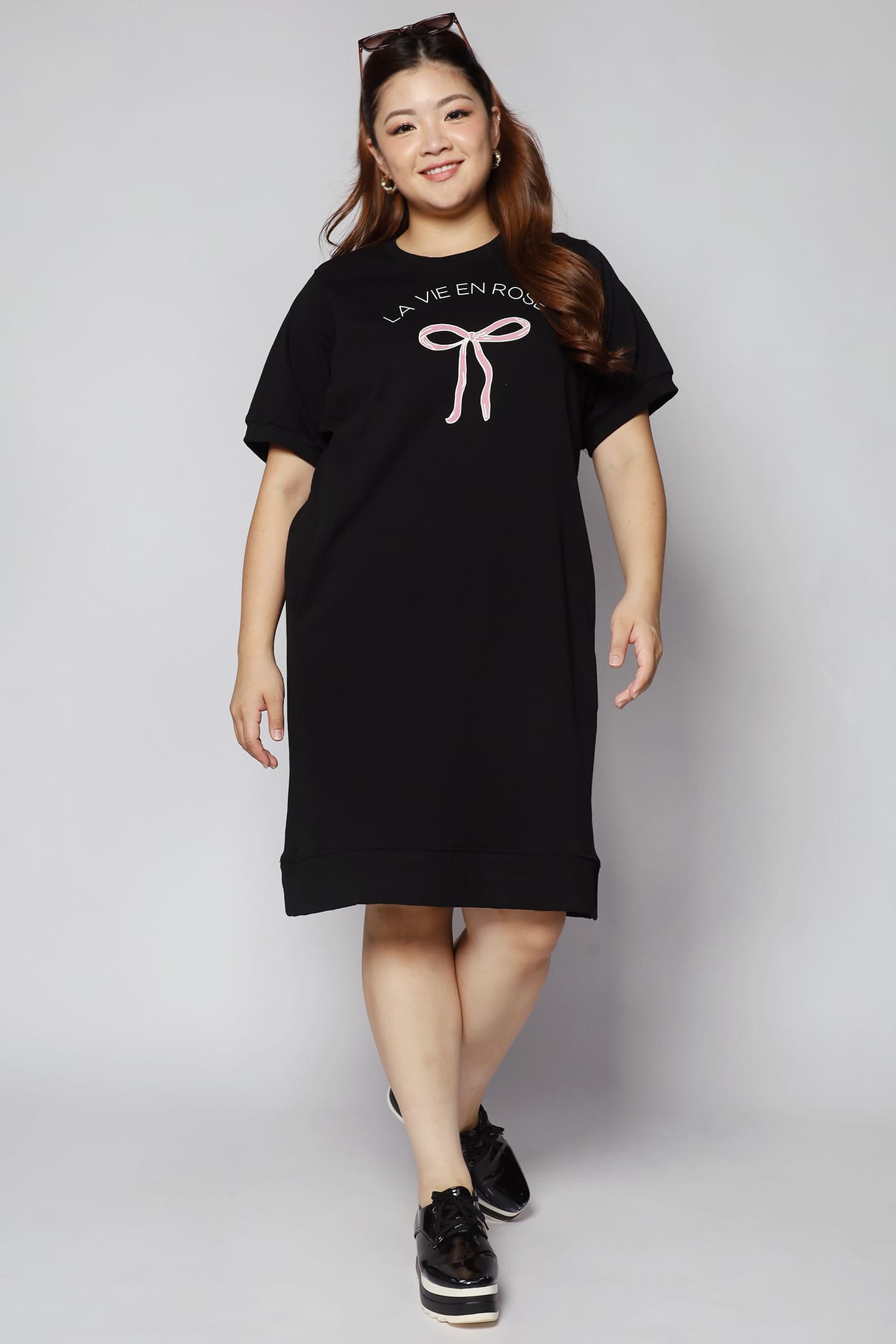 La Vie En Rose Tee Dress