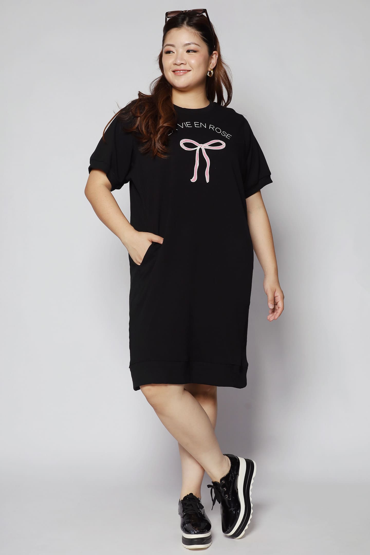 La Vie En Rose Tee Dress