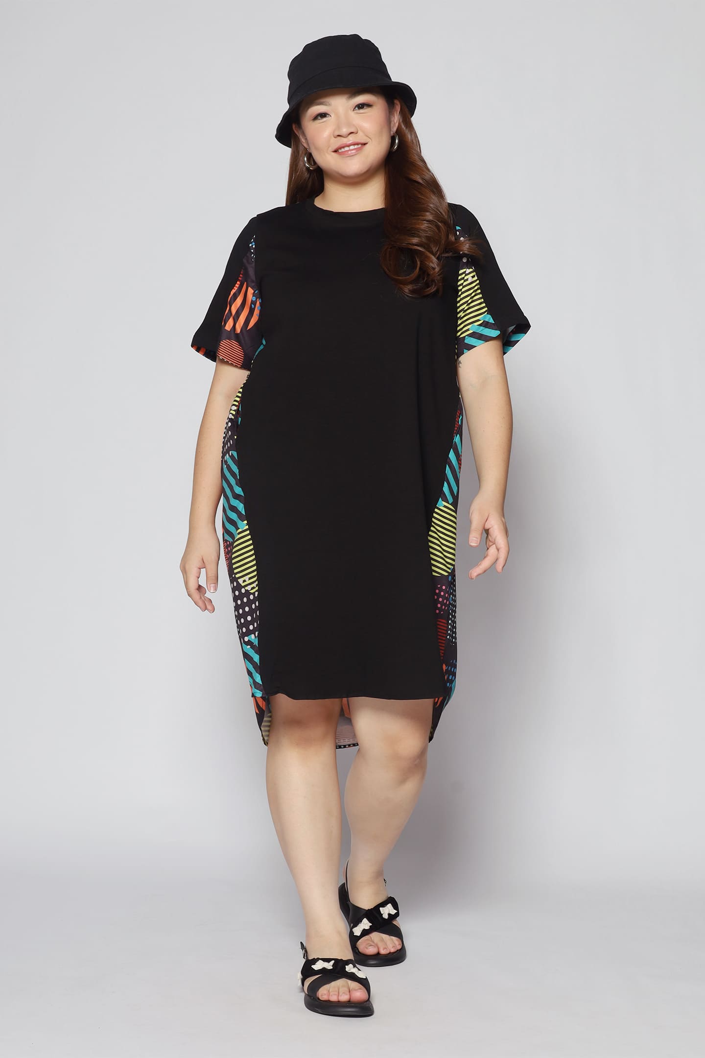 Lee Dress in Colourful Circles