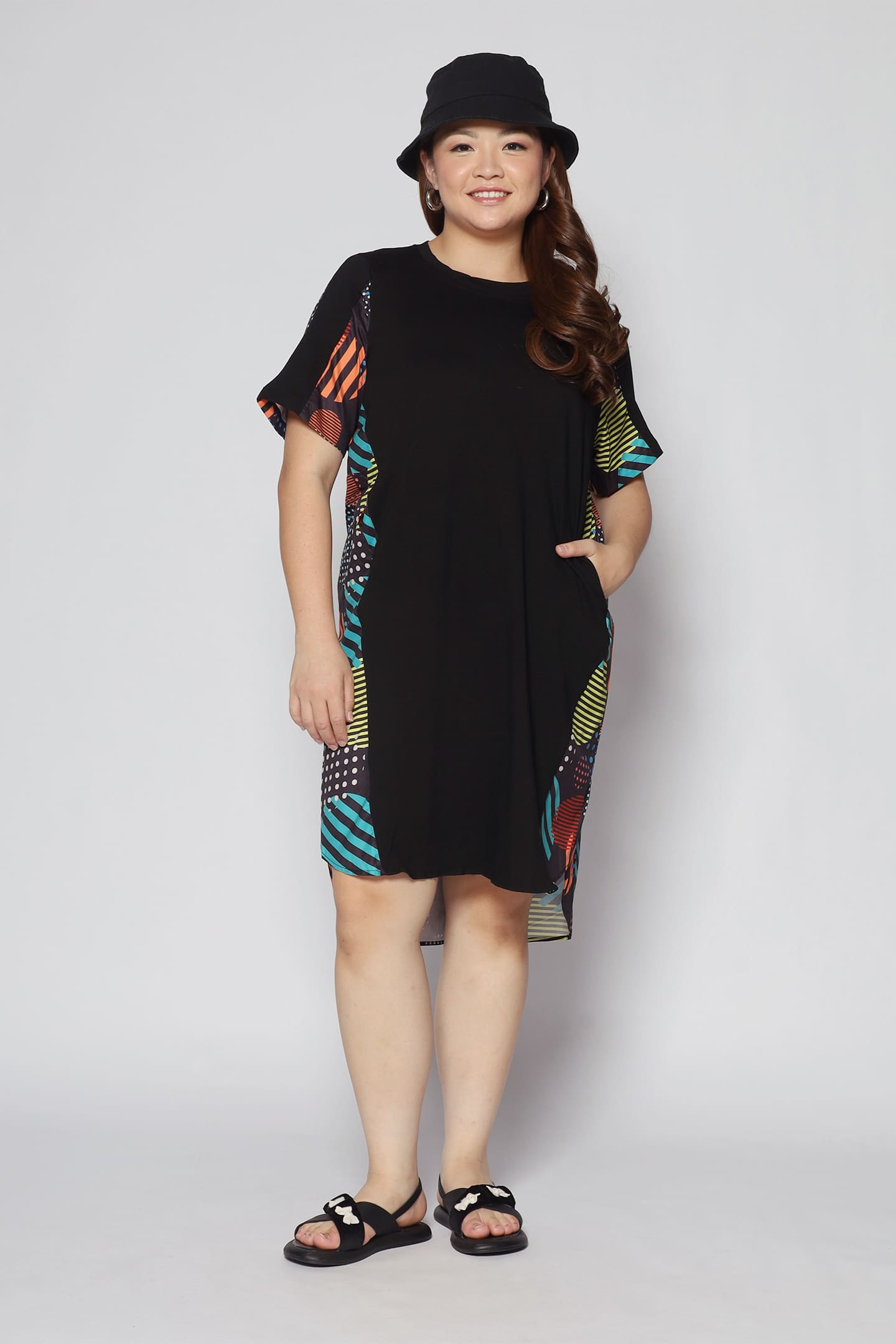 Lee Dress in Colourful Circles