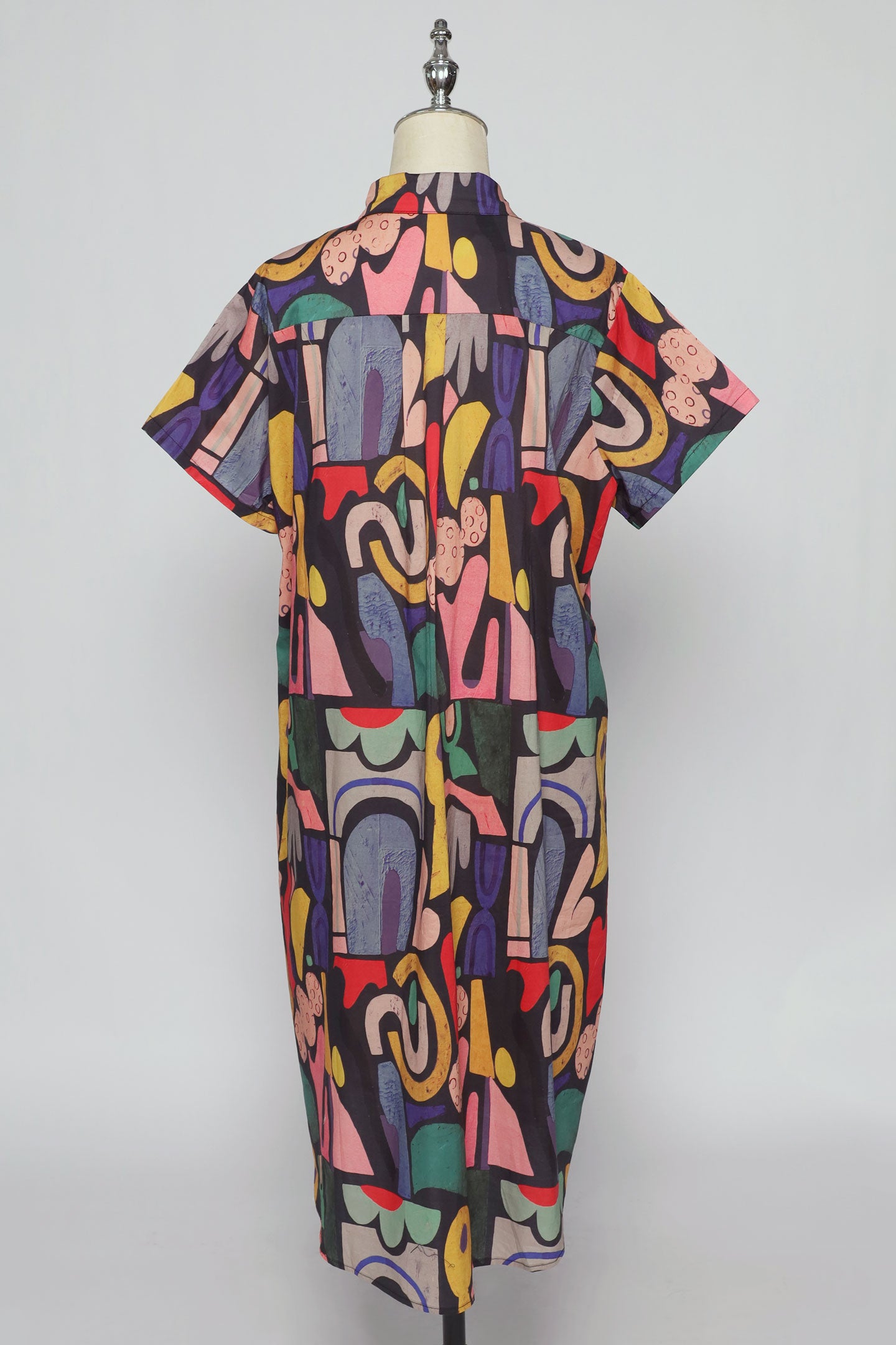PO - Lenu Picasso Abstract Shirt Dress