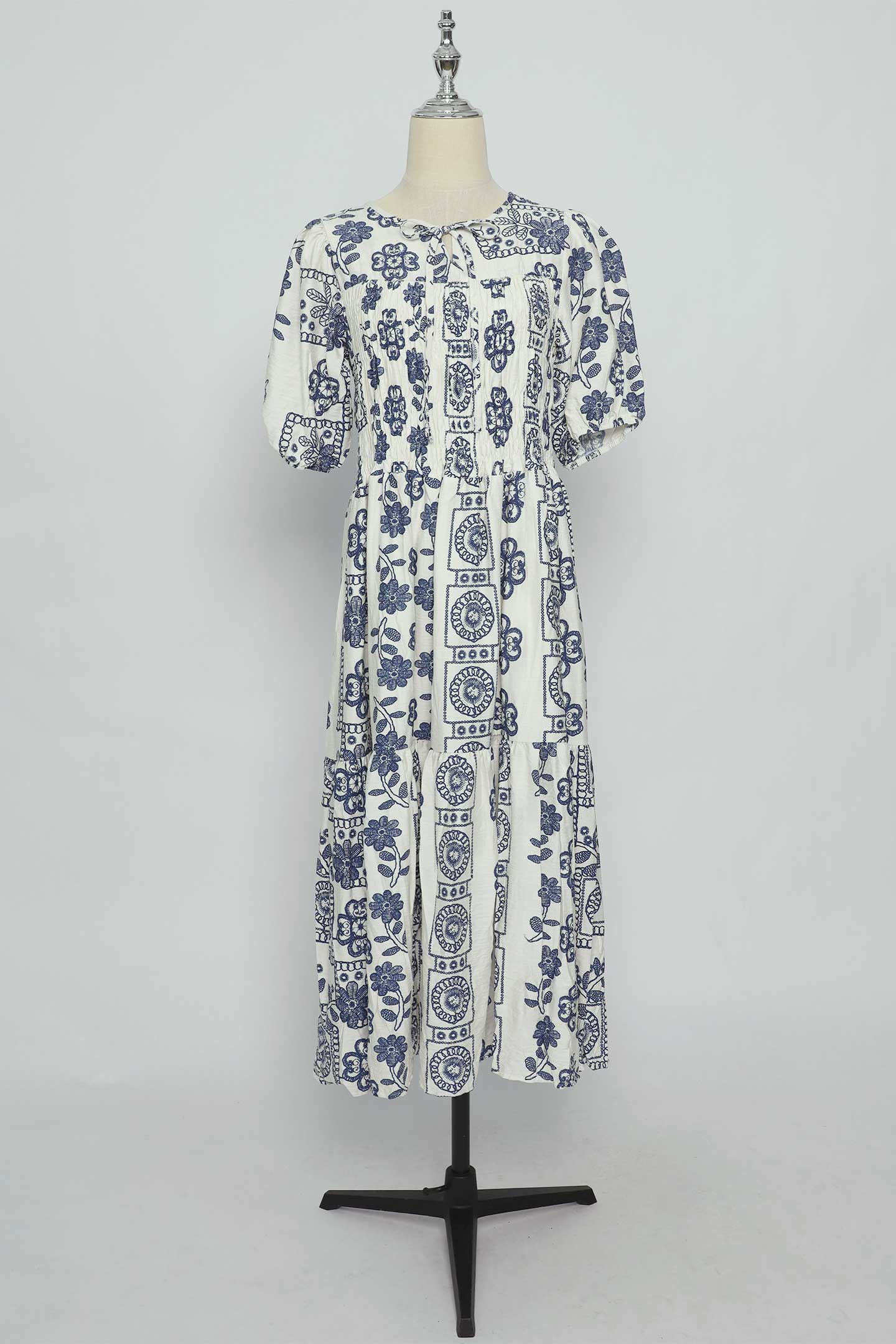PO - Lexi Dress in White Escape