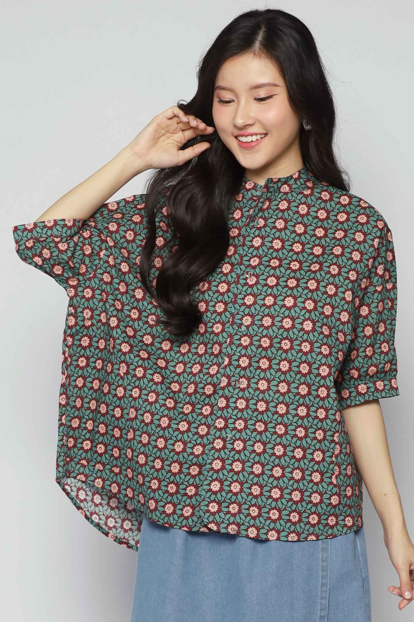 Liam Top in Green Envy