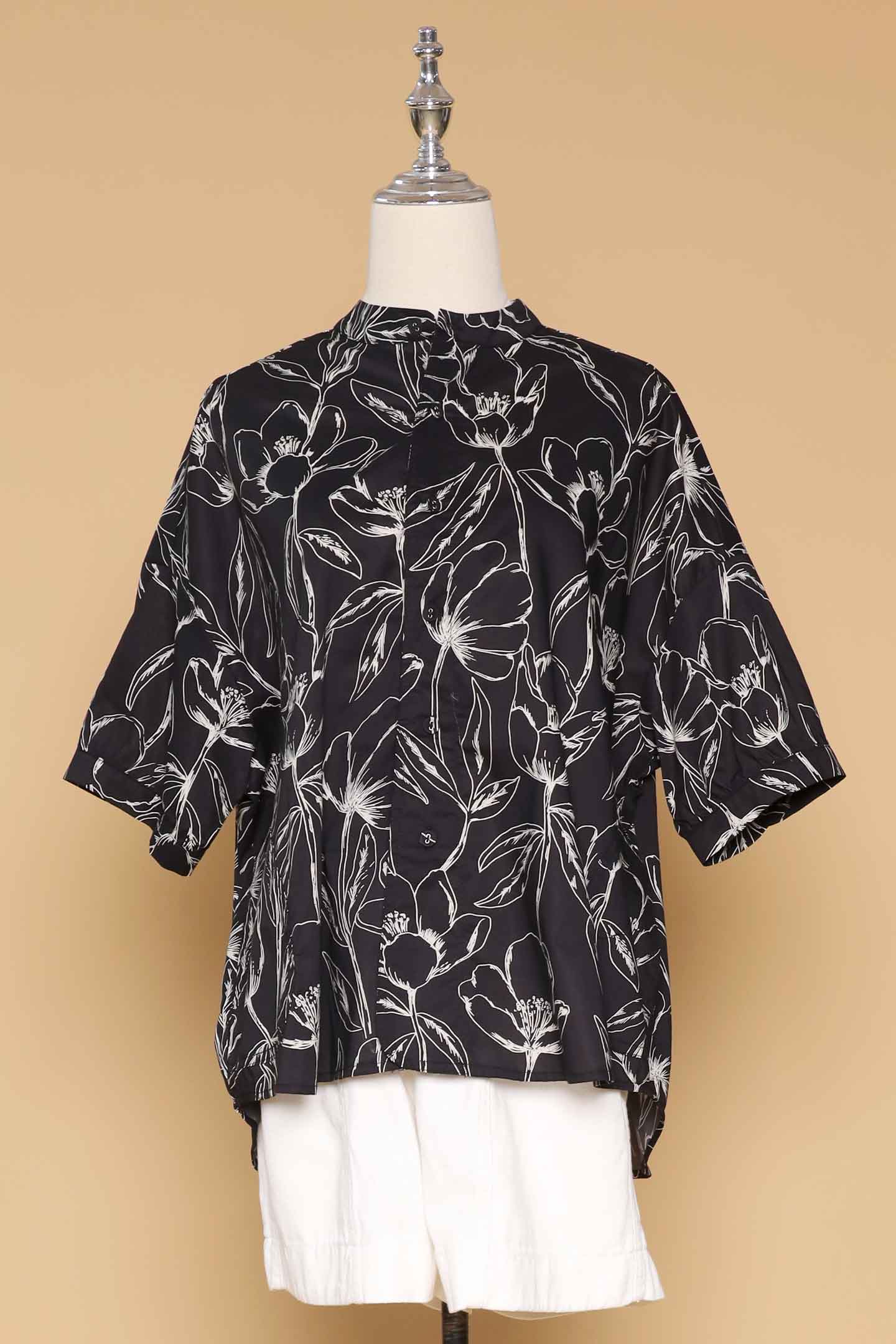 PO - Liam Top in Subtle Floral