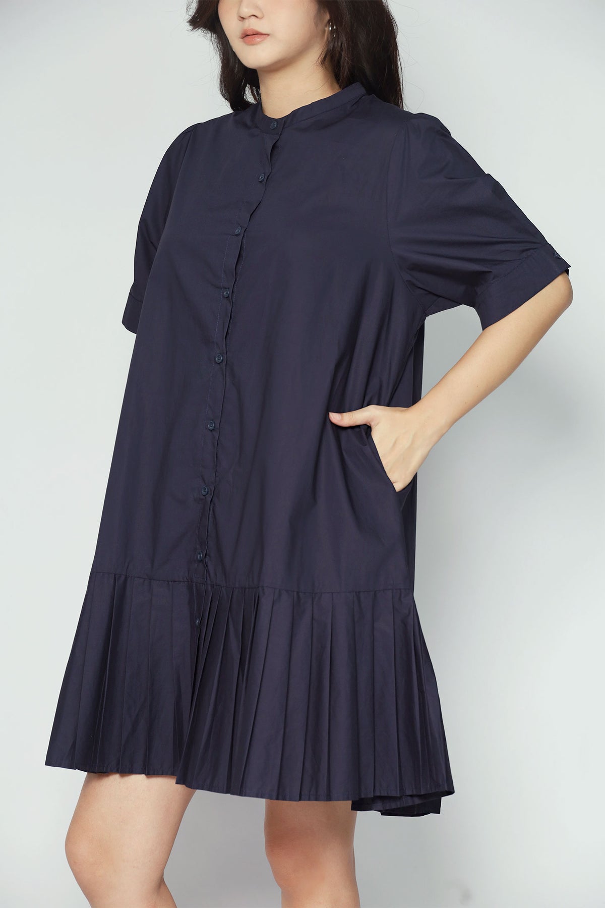 Lilou Shirt Dress in Blue