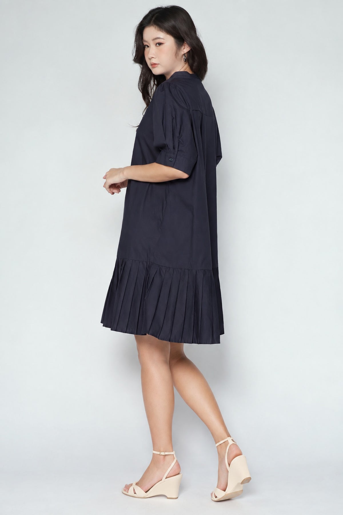 Lilou Shirt Dress in Blue