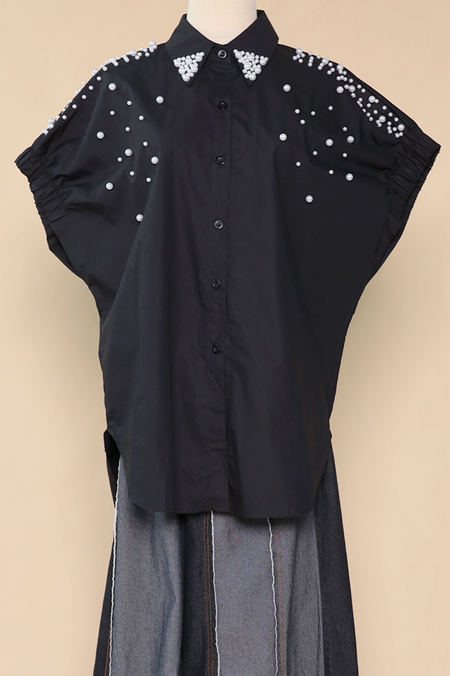 PO - Ling Pearl Top in Black