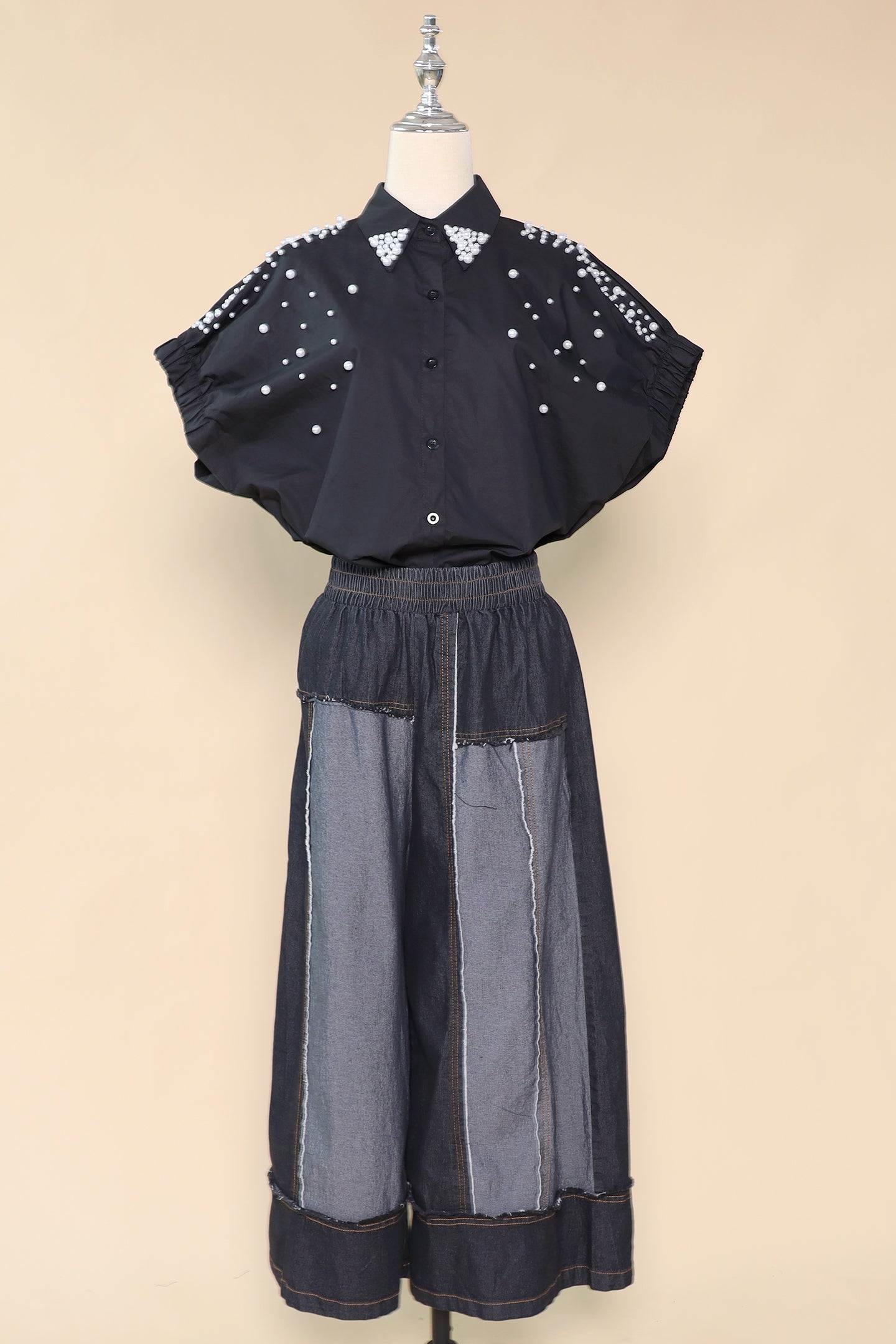 PO - Ling Pearl Top in Black