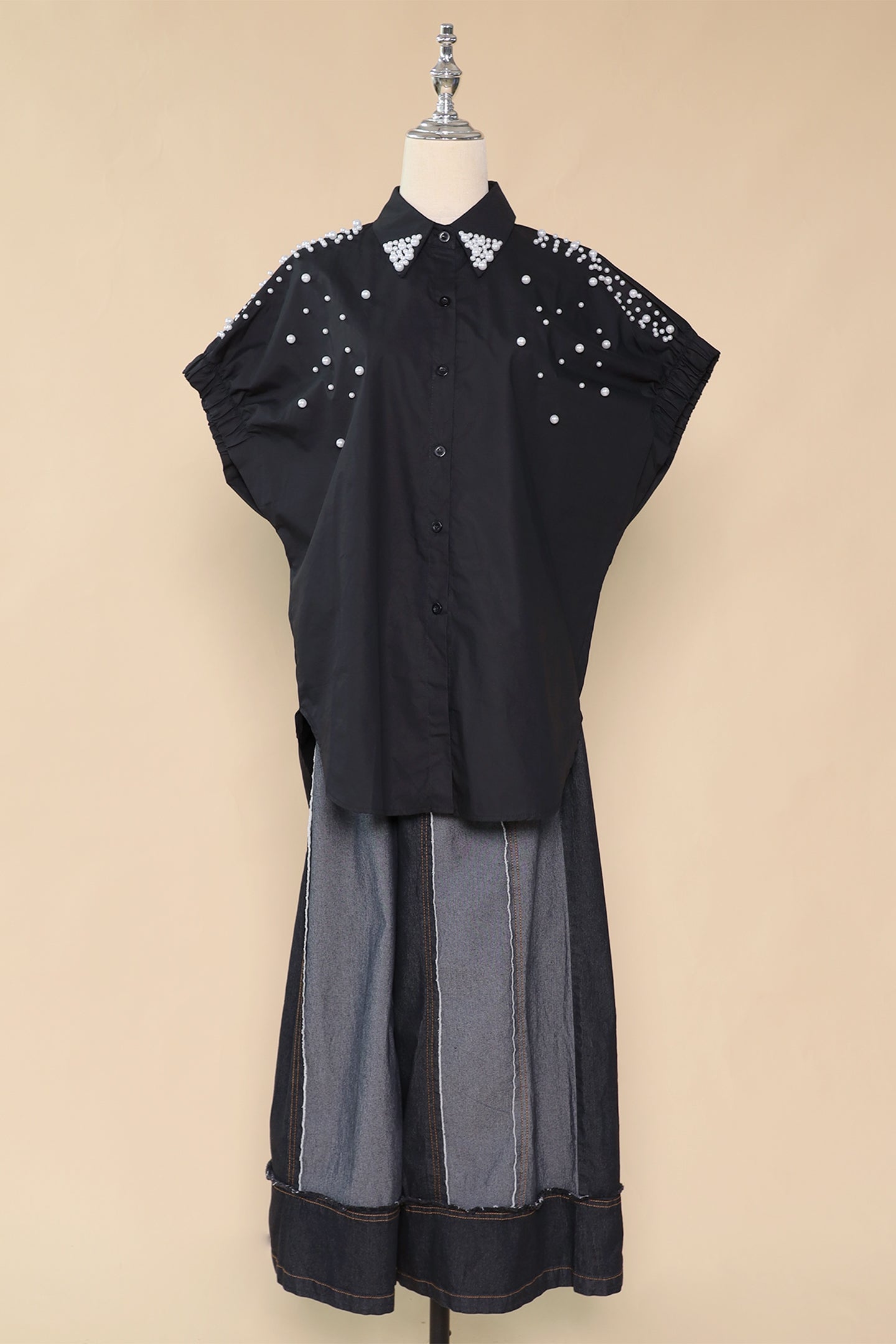 PO - Ling Pearl Top in Black