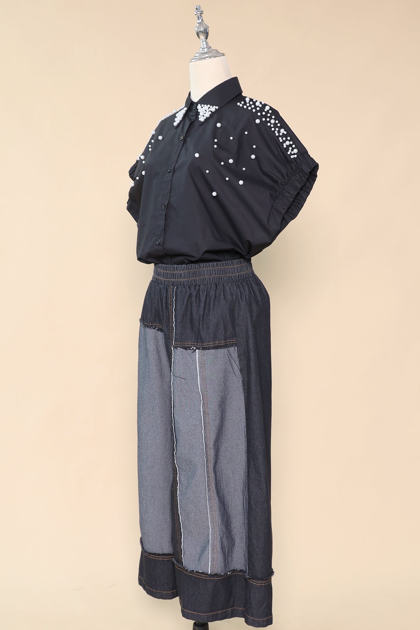 PO - Ling Pearl Top in Black