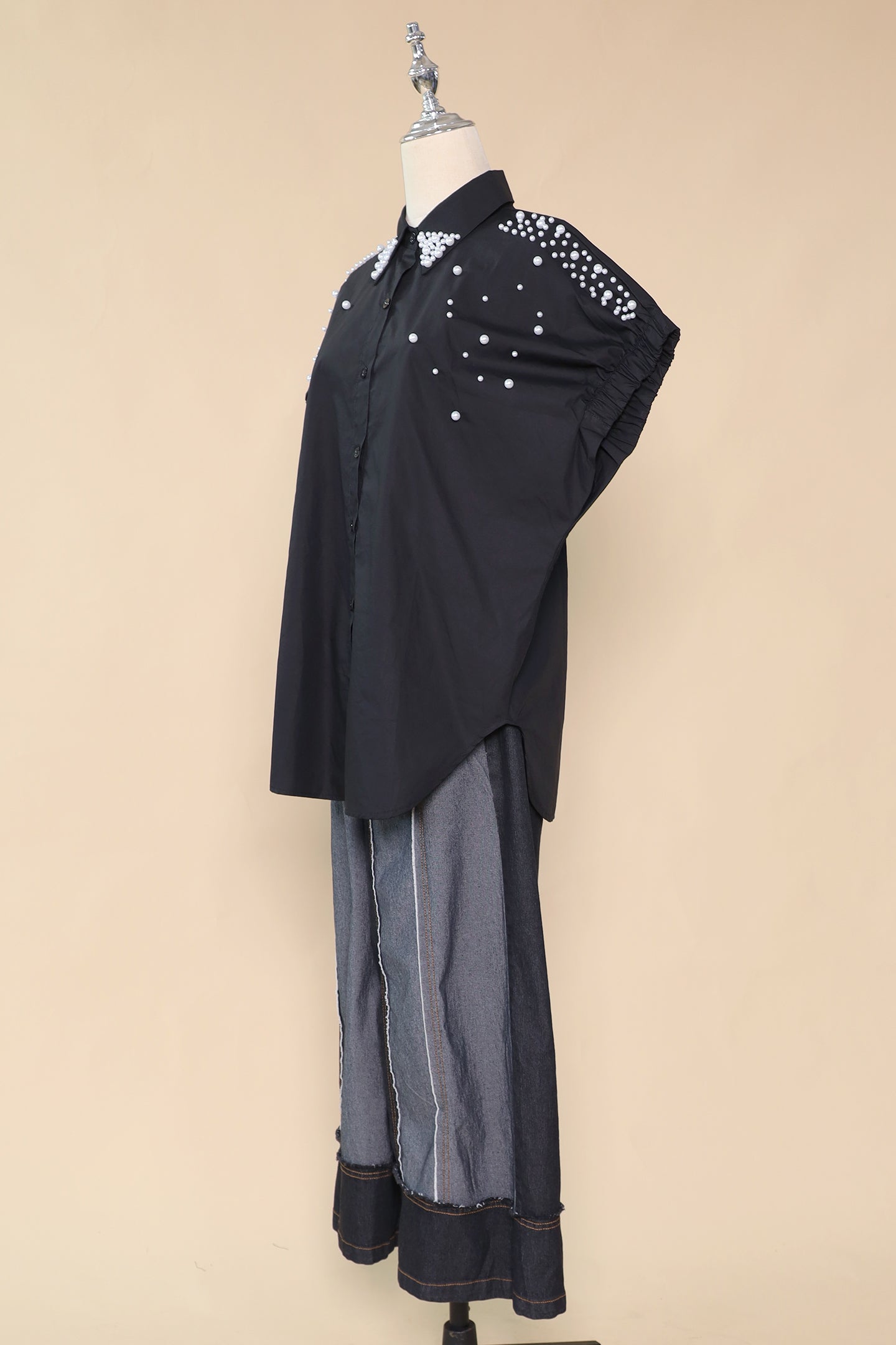 PO - Ling Pearl Top in Black