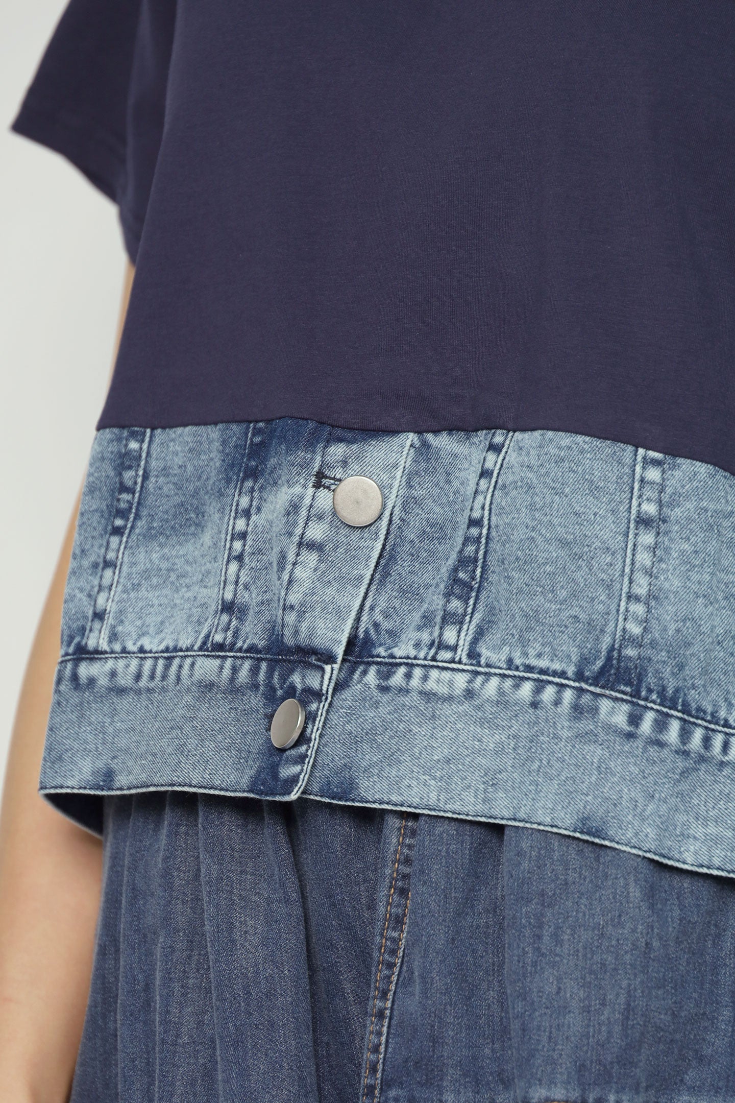 Ling Top in Blue Denim