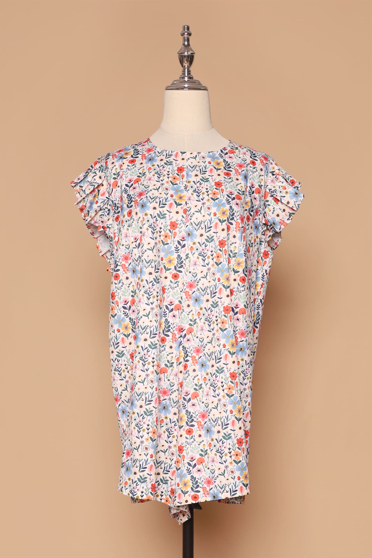 PO - Louise Playsuit in Colourful Buds