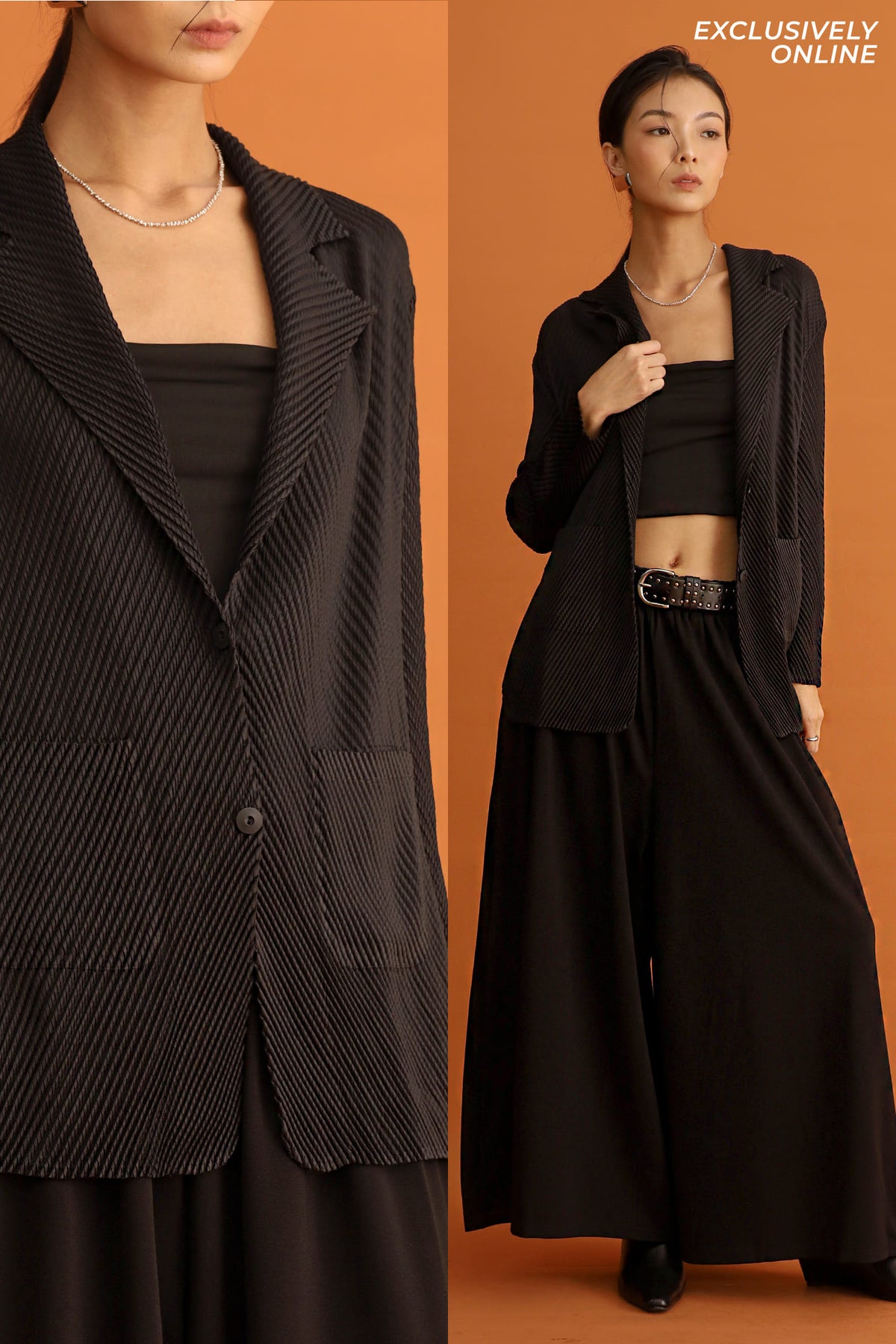CHOSEN - Lumiere Pleated Blazer