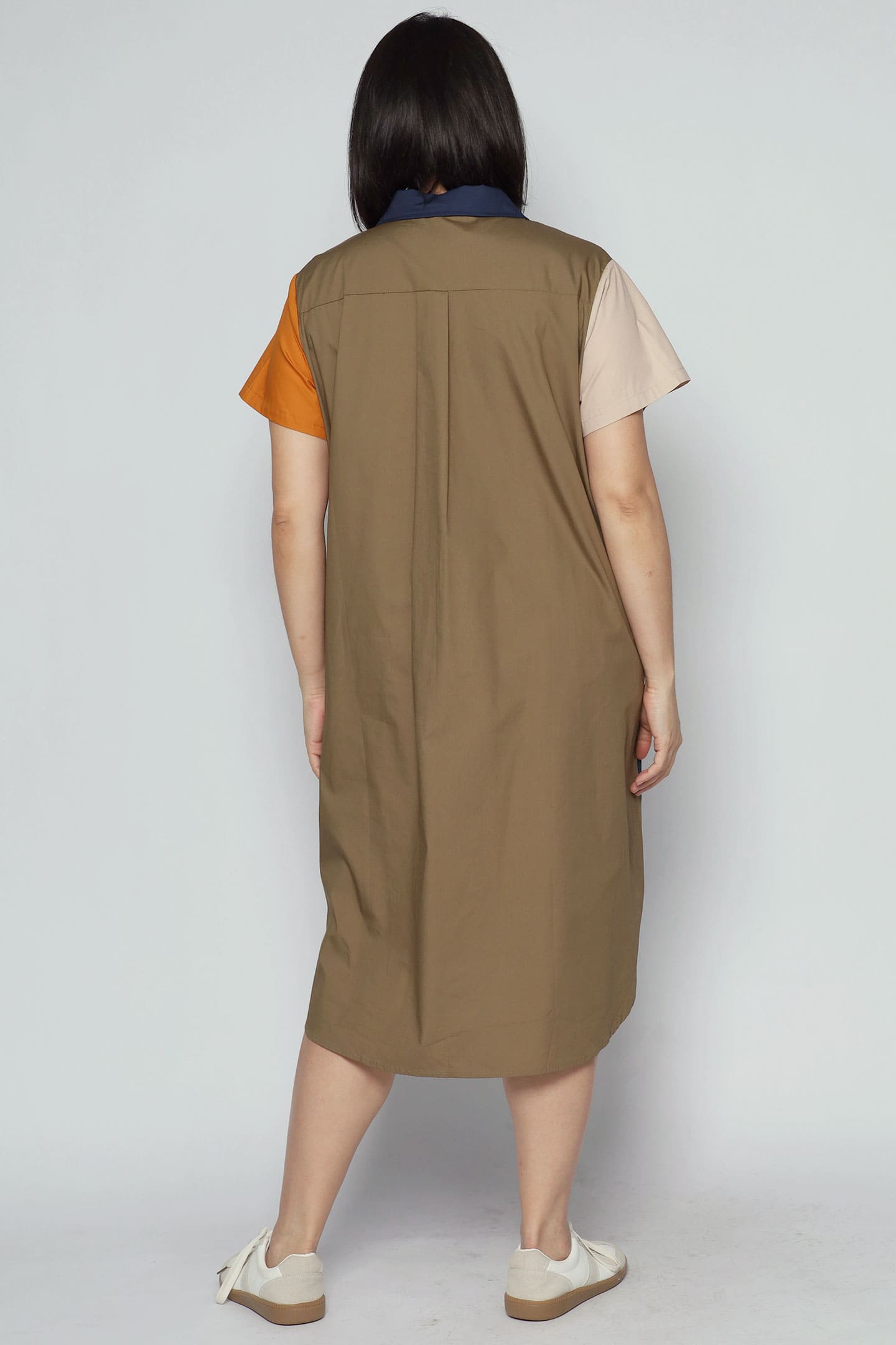 Backorders Lunara Colourful Pocket Shirt Dress