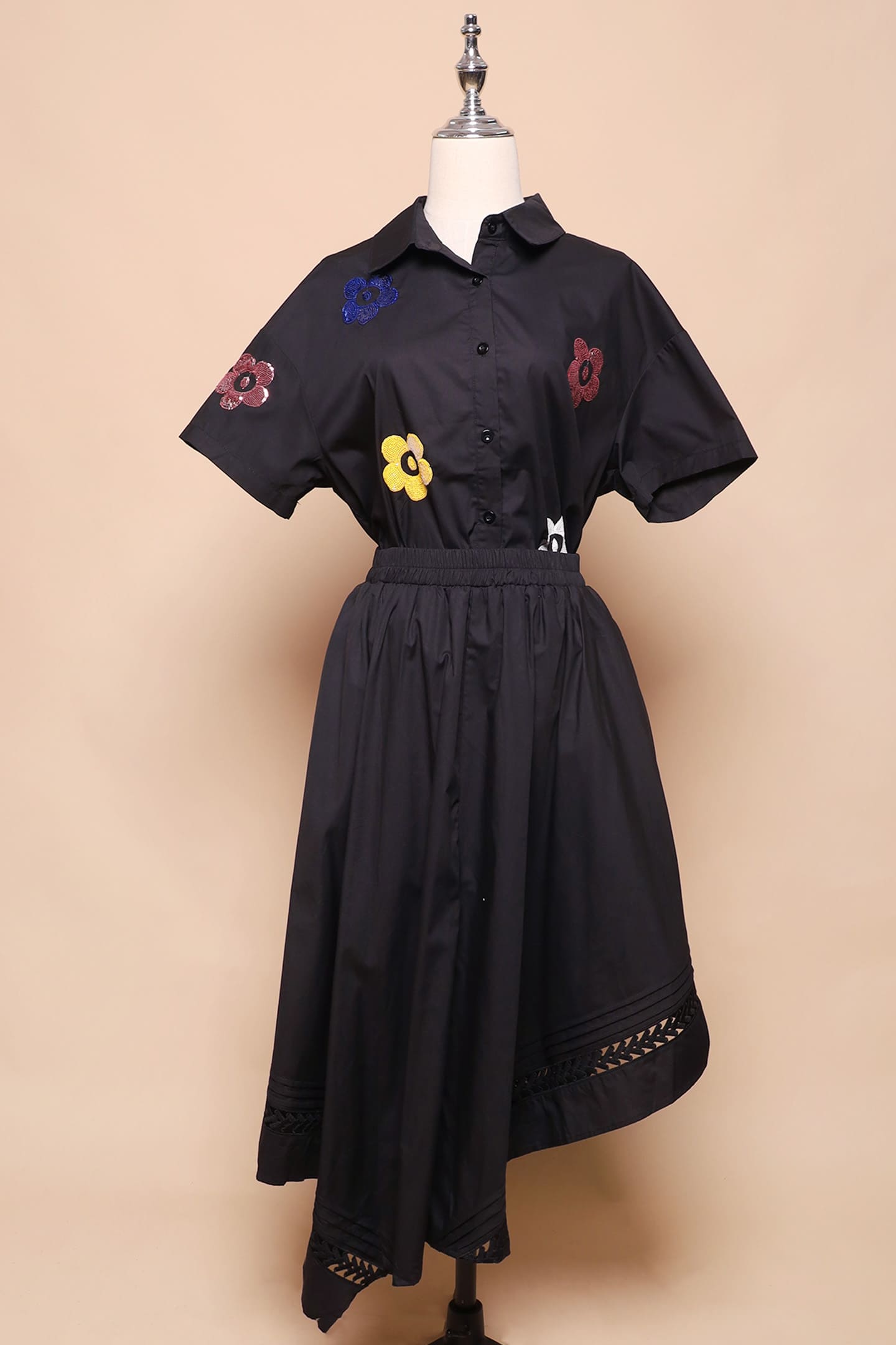PO - Lyra Trimming Skirt in Black