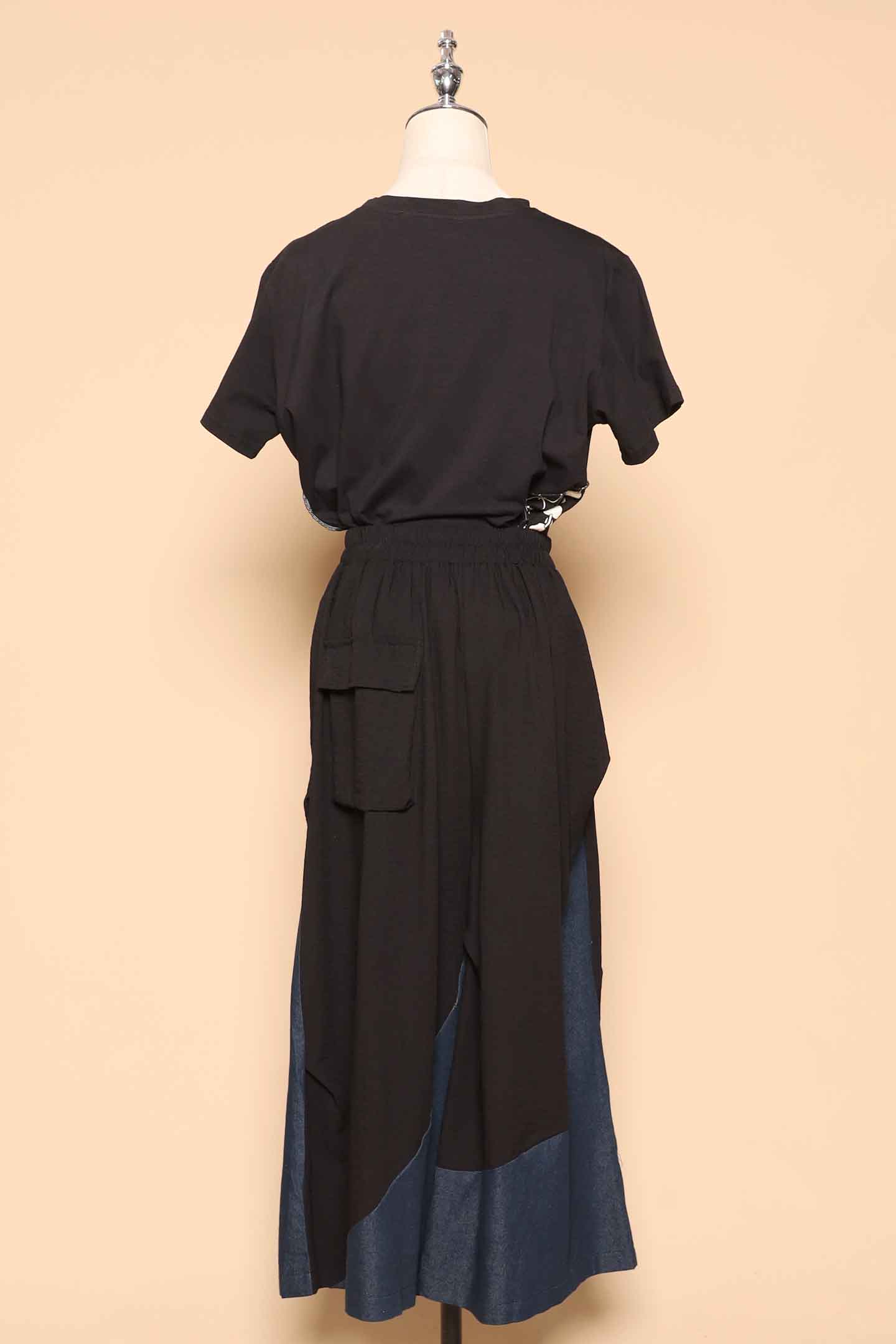 PO - Maddox Culottes in Black Denim