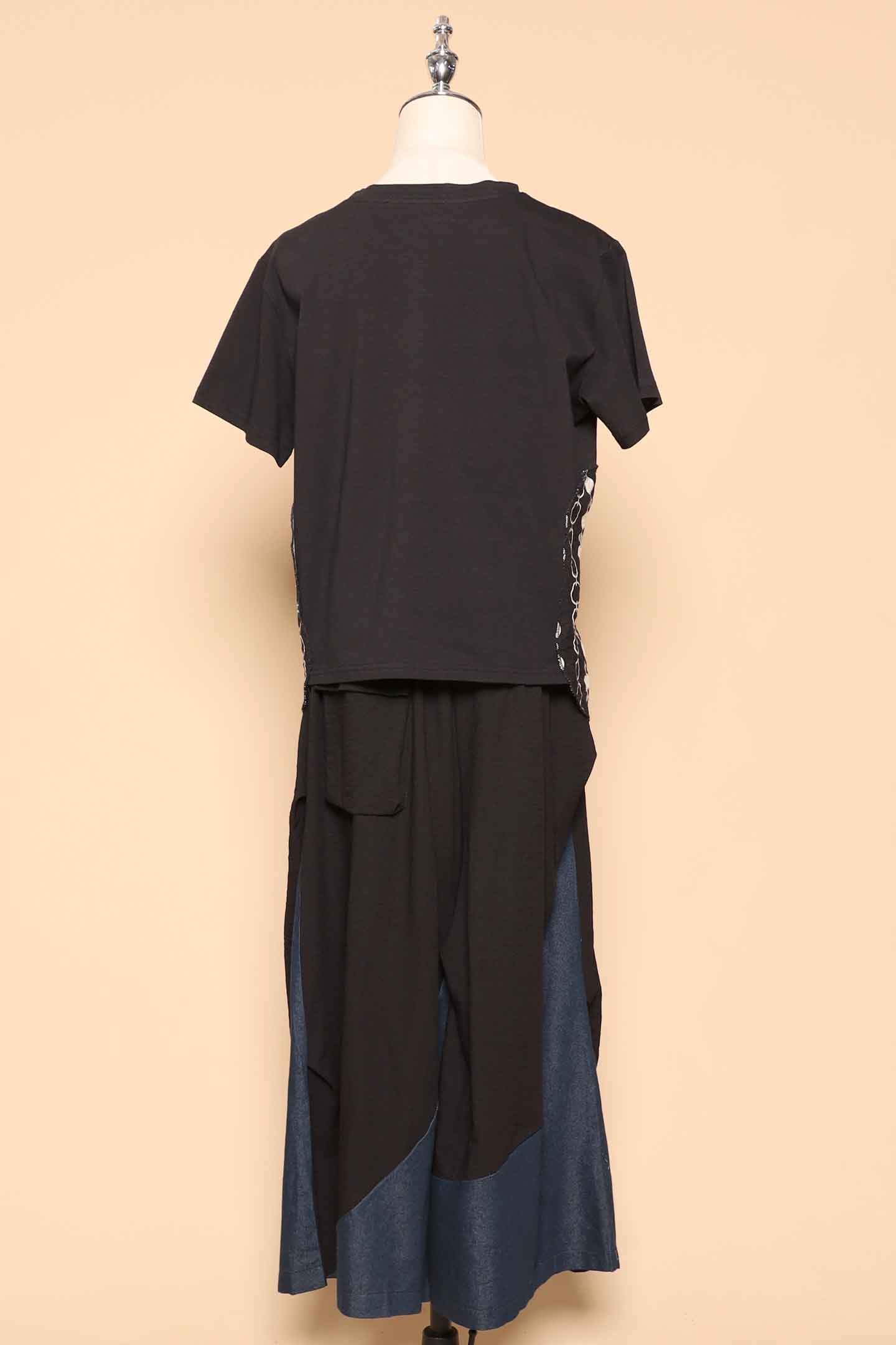 PO - Maddox Culottes in Black Denim