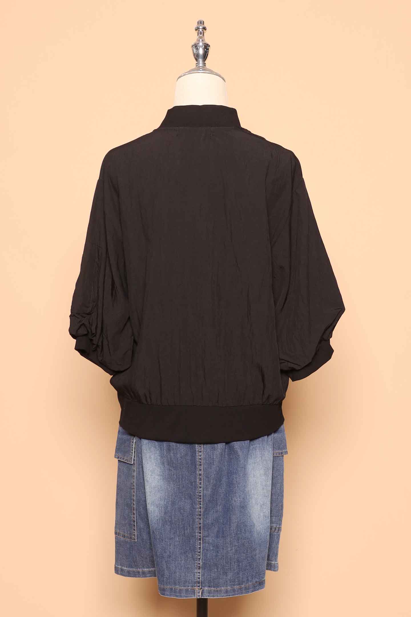 PO - Mags Bomber Jacket in Black