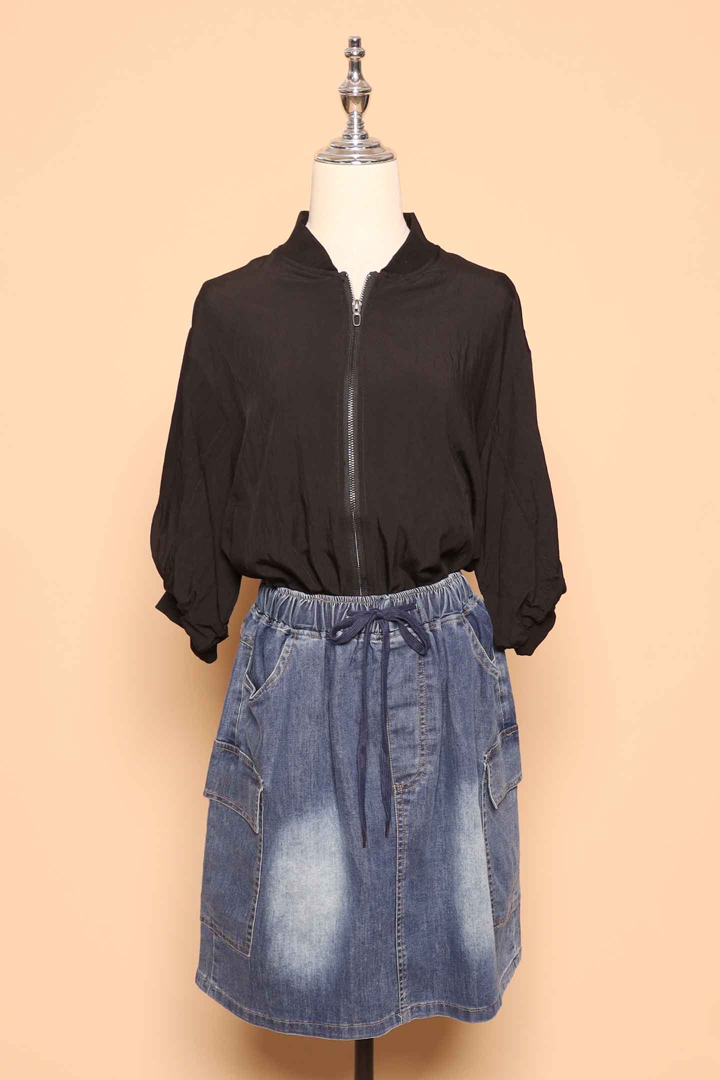 PO - Mags Bomber Jacket in Black