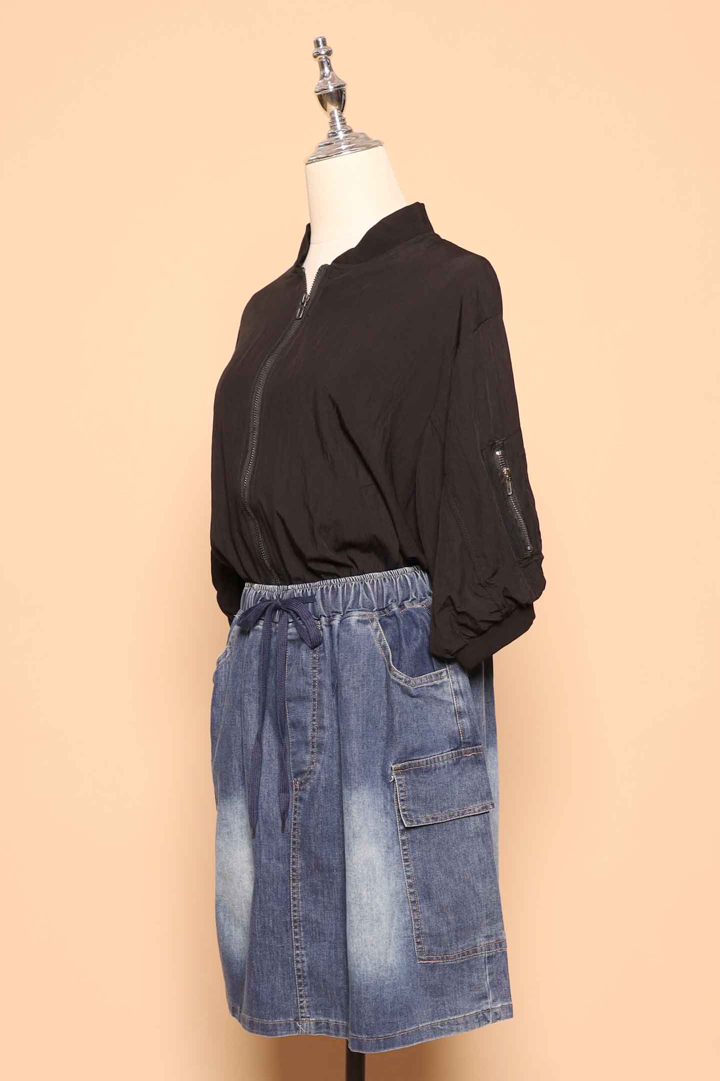 PO - Mags Bomber Jacket in Black