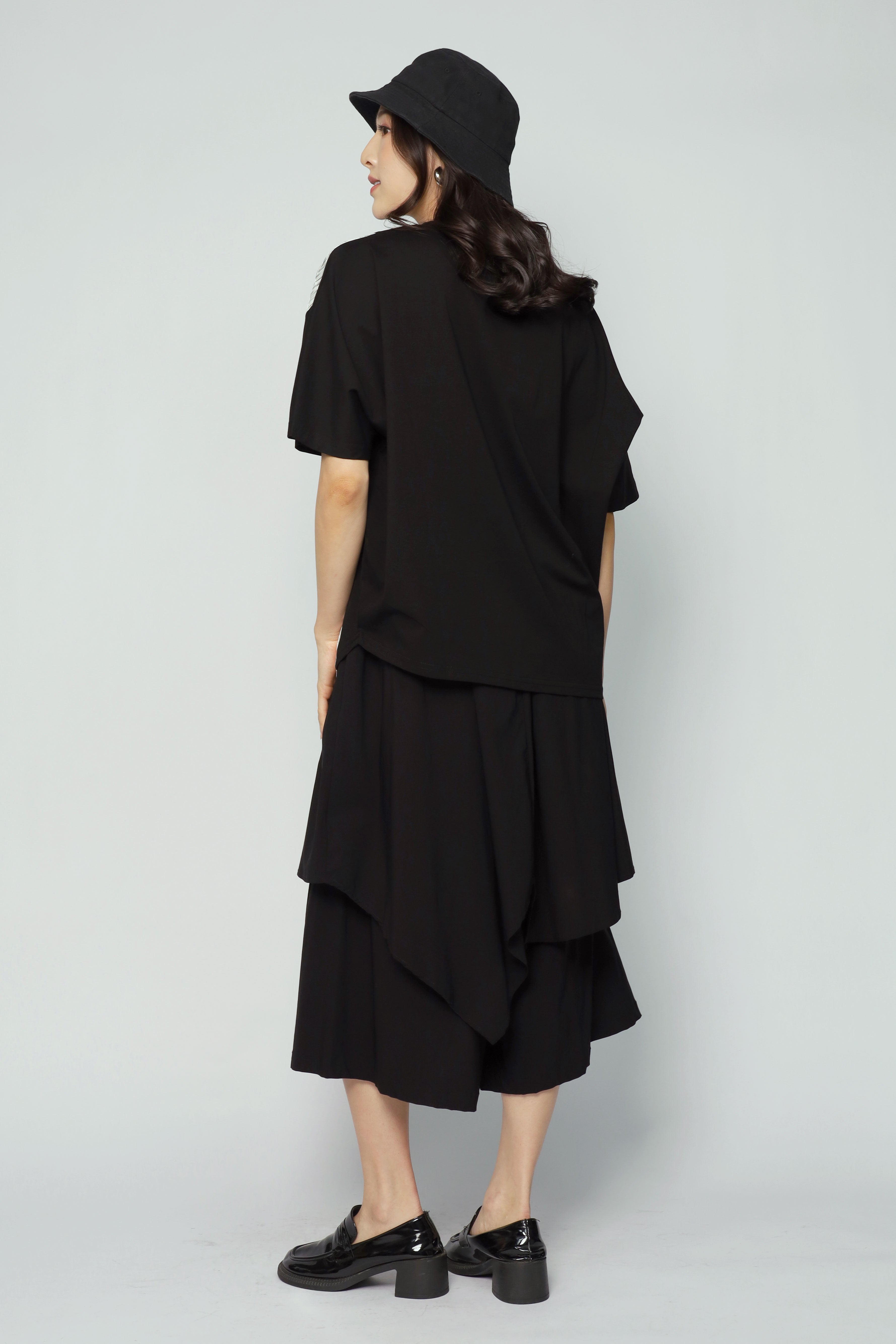 Masodi Panel Top in Black