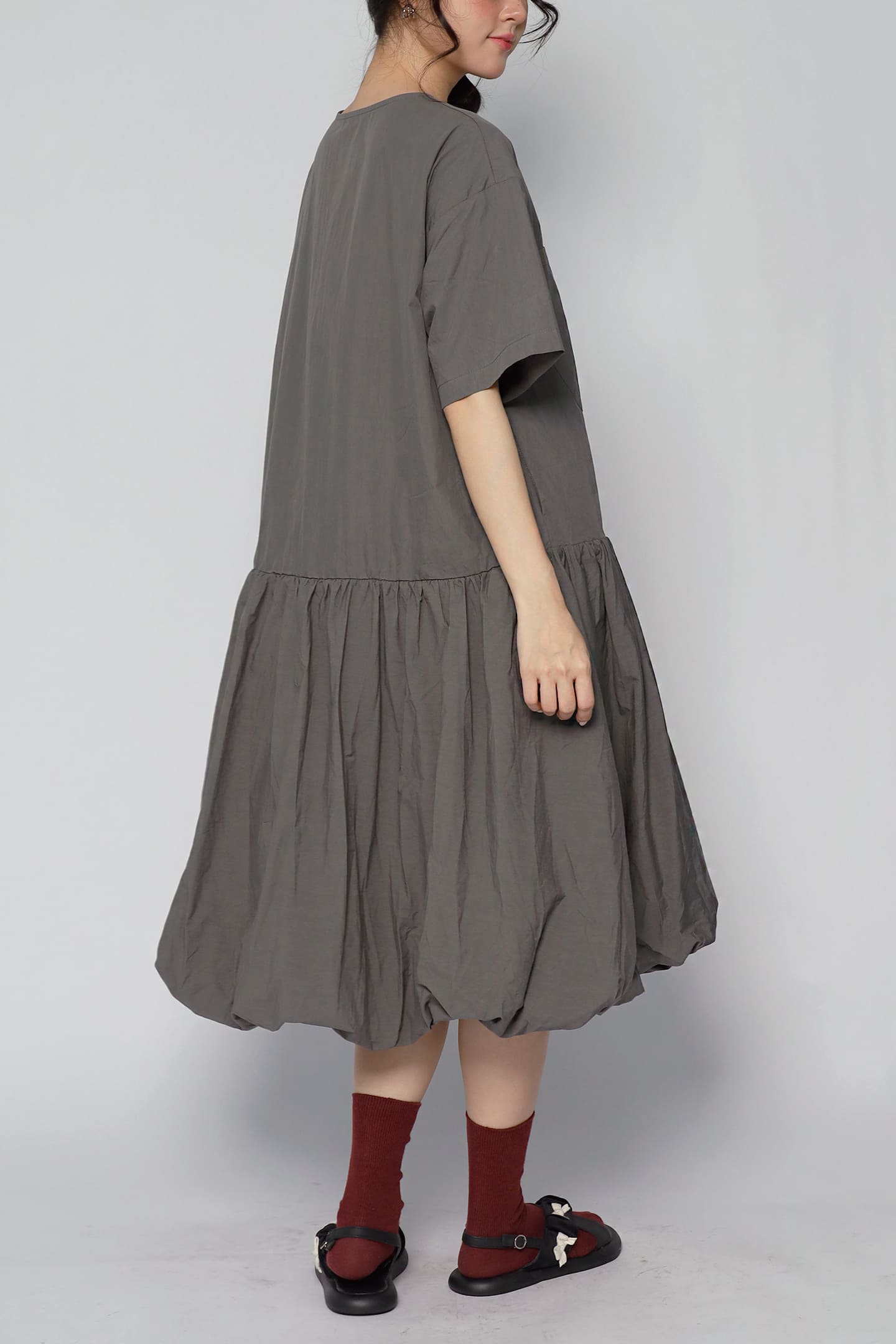 JOY - Mave Dress in Dark Grey