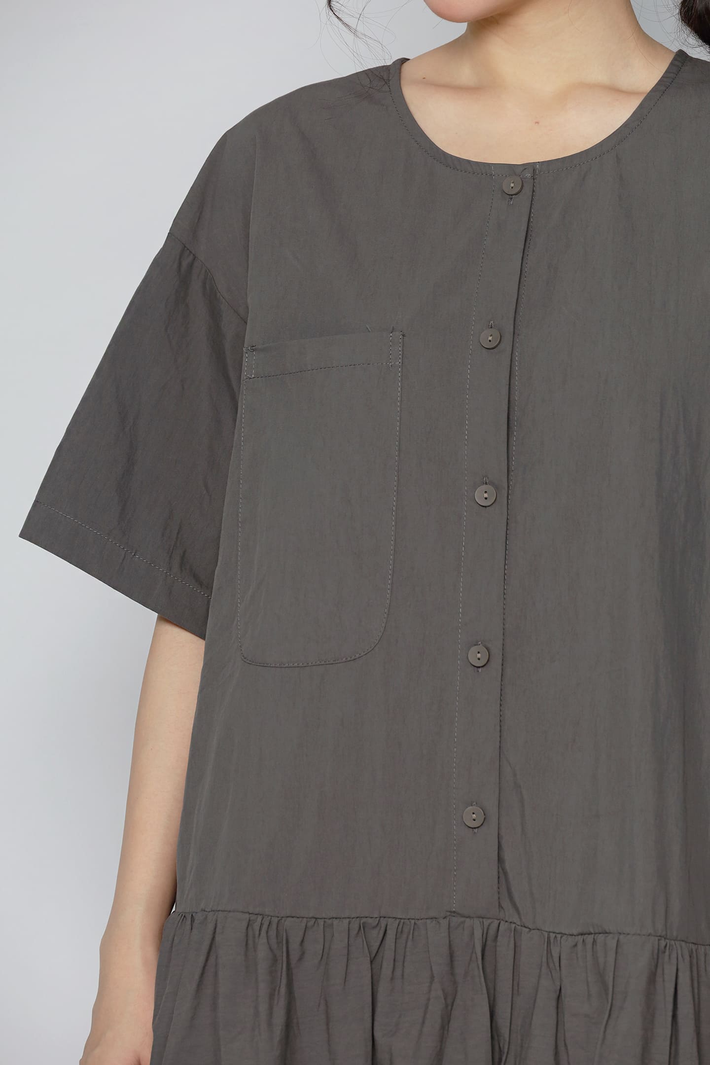 JOY - Mave Dress in Dark Grey