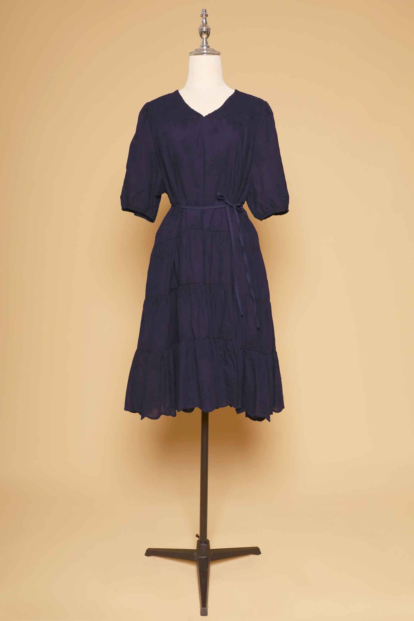 Backorders Melbourne Dress in Blue Eyelet Dream