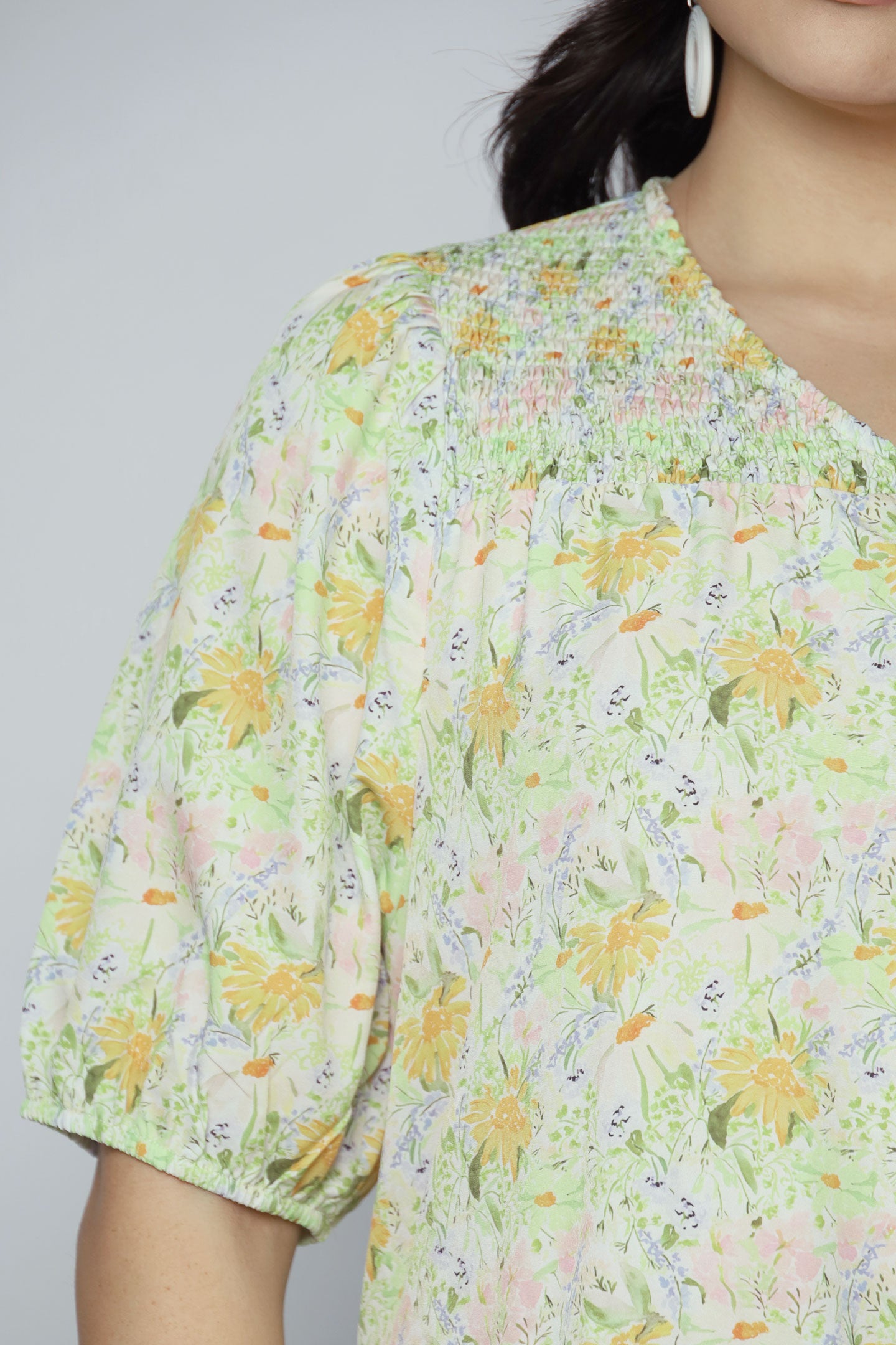 Melbourne Dress in Sweet Courtyard