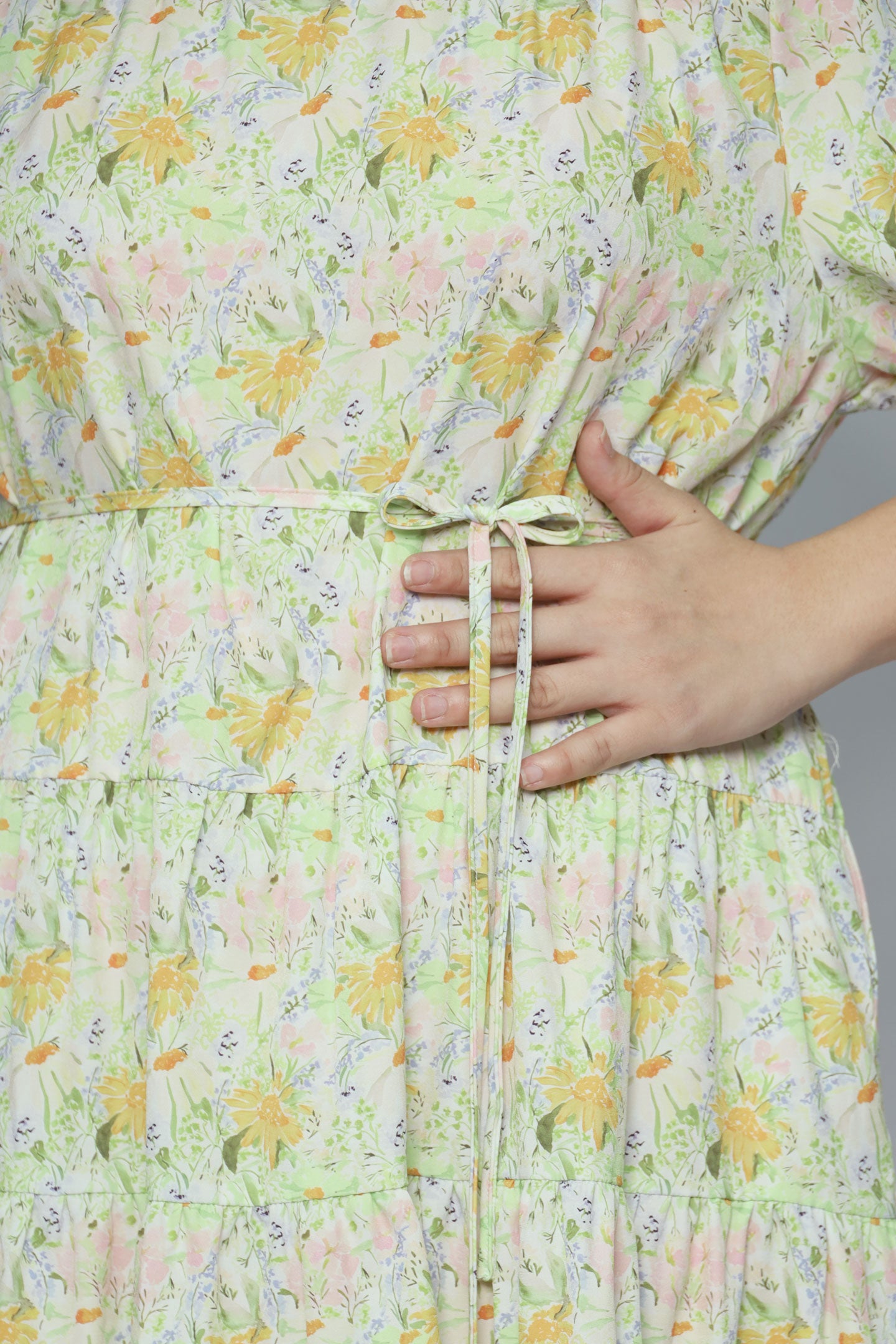 Melbourne Dress in Sweet Courtyard