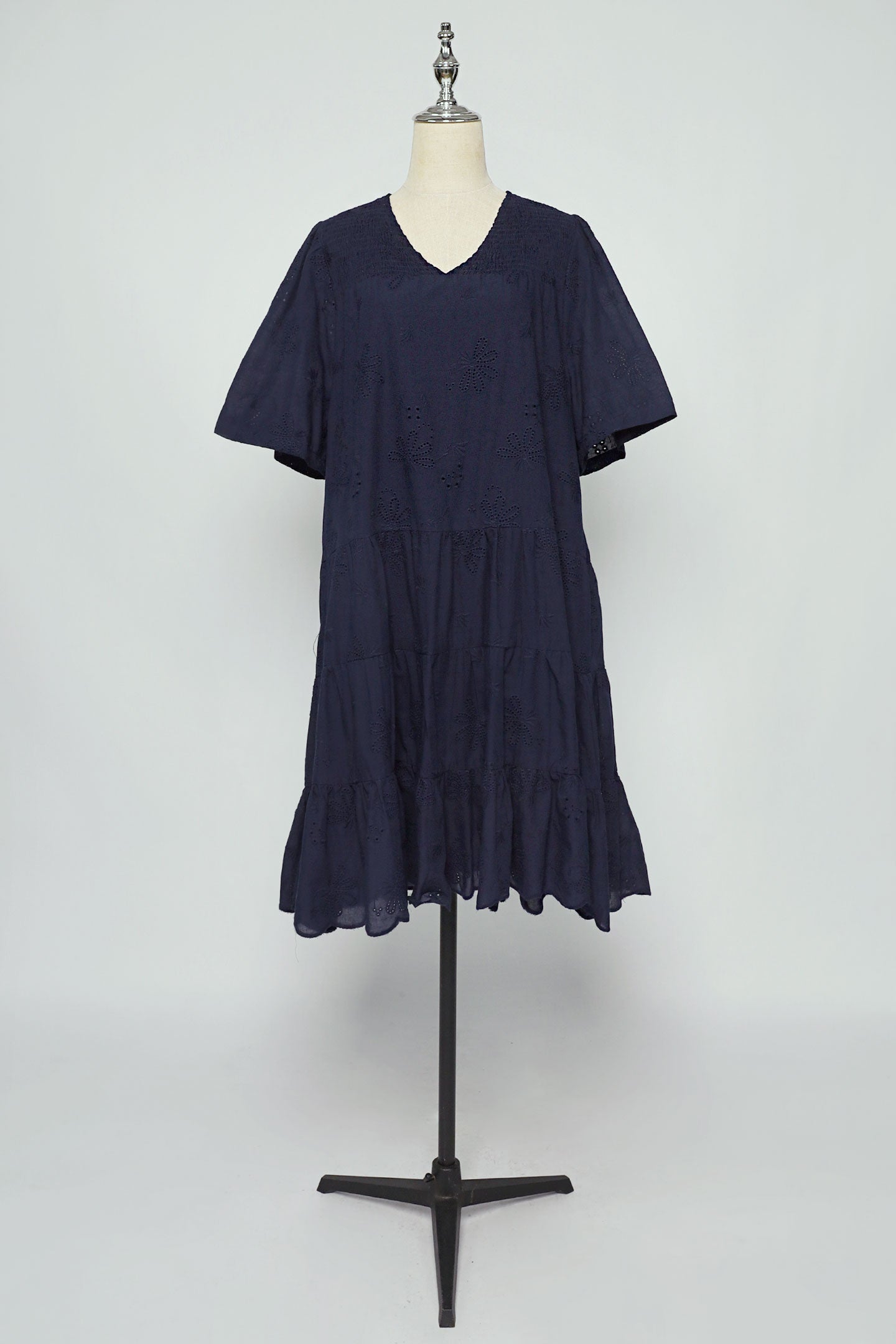 PO - Melbourne Dress in Blue Eyelet Dream