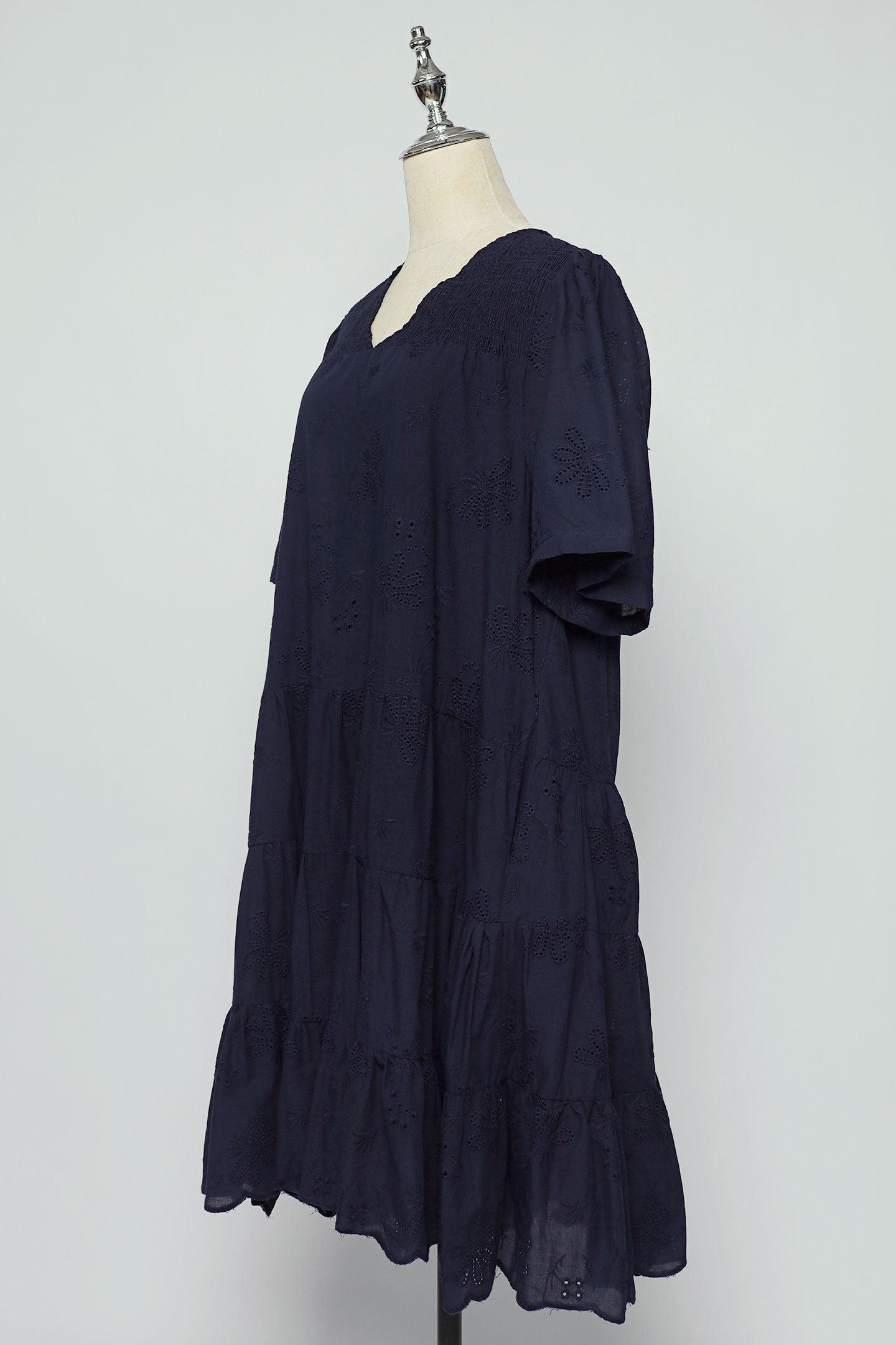 PO - Melbourne Dress in Blue Eyelet Dream