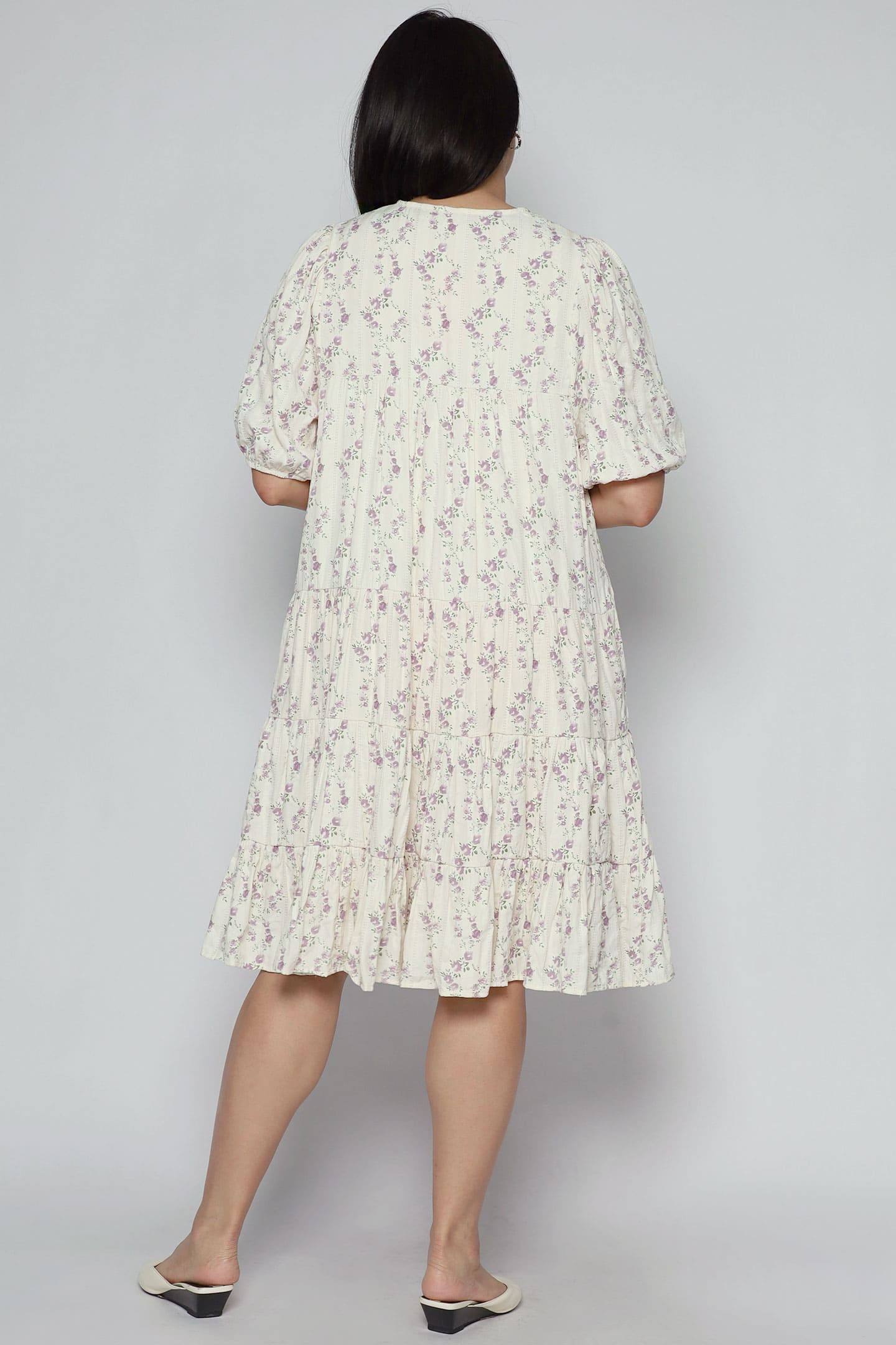 Melbourne Dress in Liliac Whisper