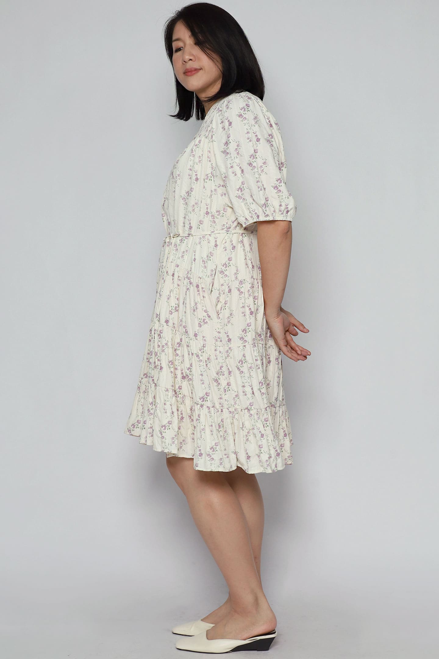 Melbourne Dress in Liliac Whisper