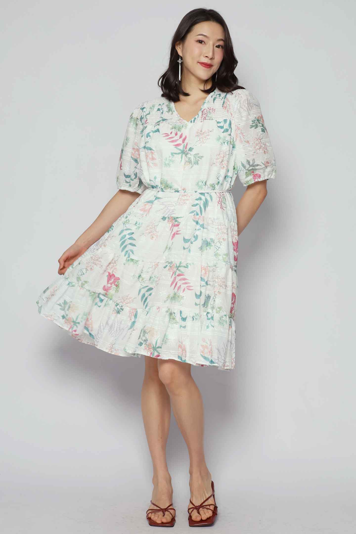 Melbourne Dress in Petal Harmony