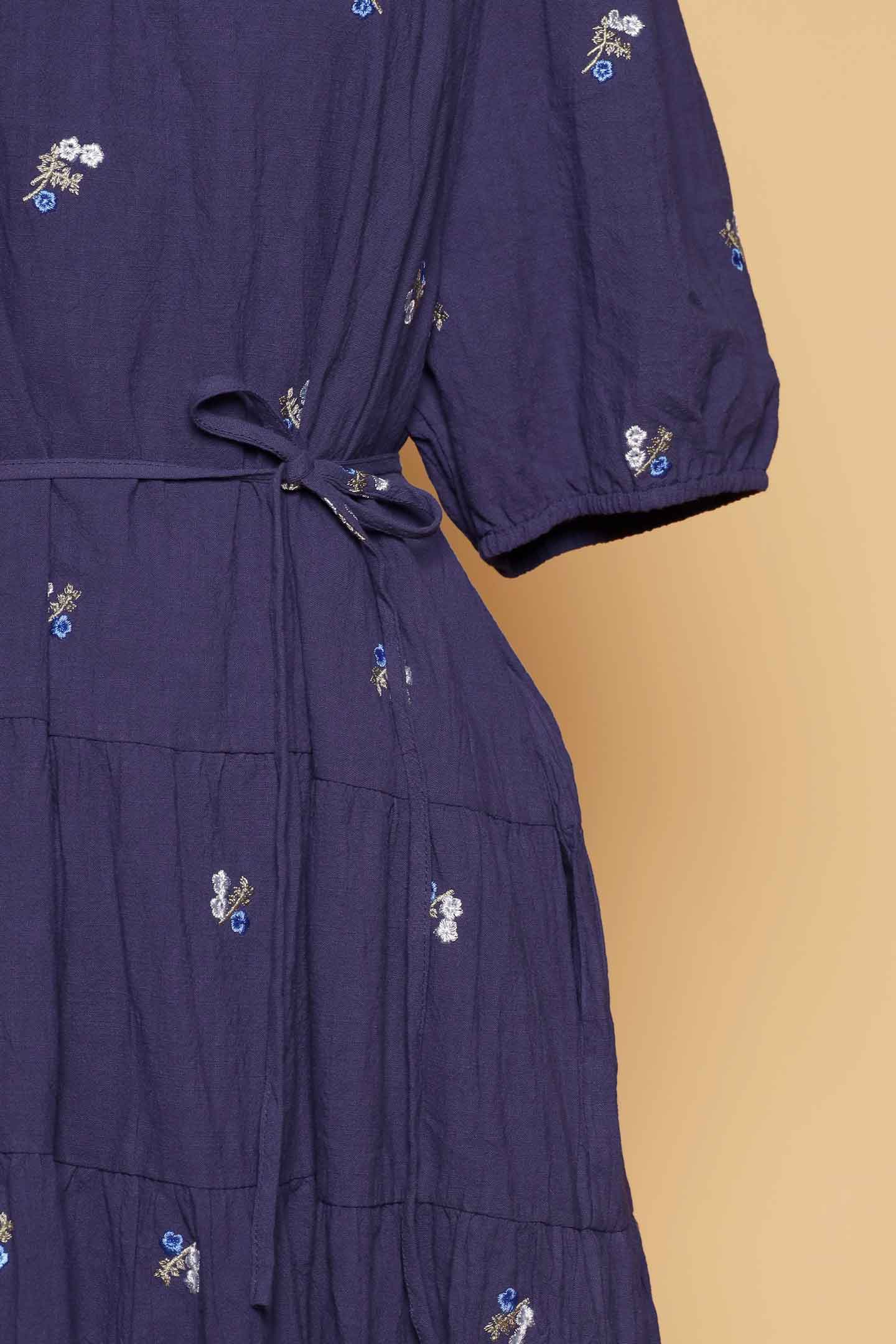 PO - Melbourne Dress in Sapphire Buds