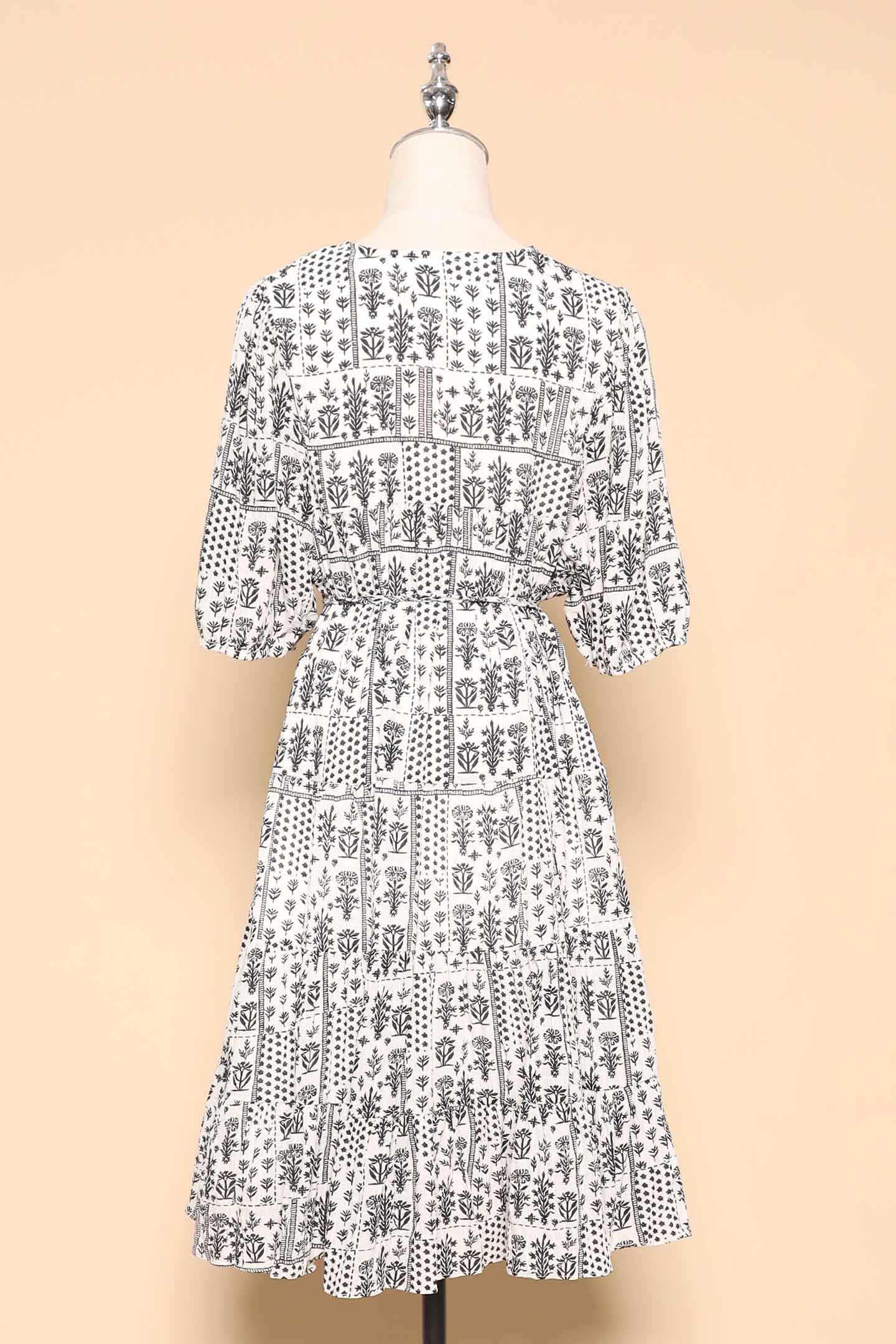 PO - Melbourne Dress in Spring Blocks