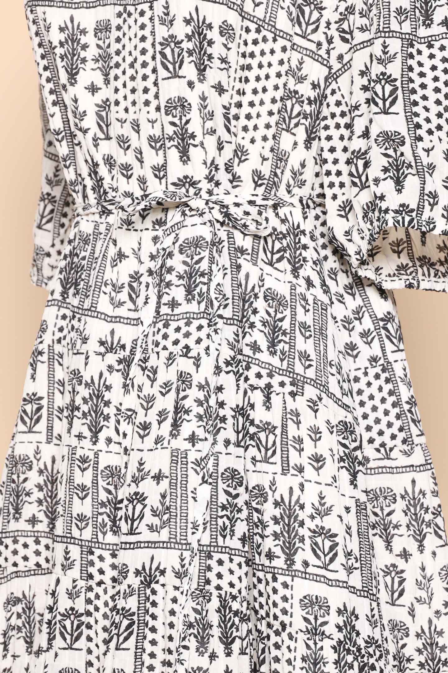 PO - Melbourne Dress in Spring Blocks