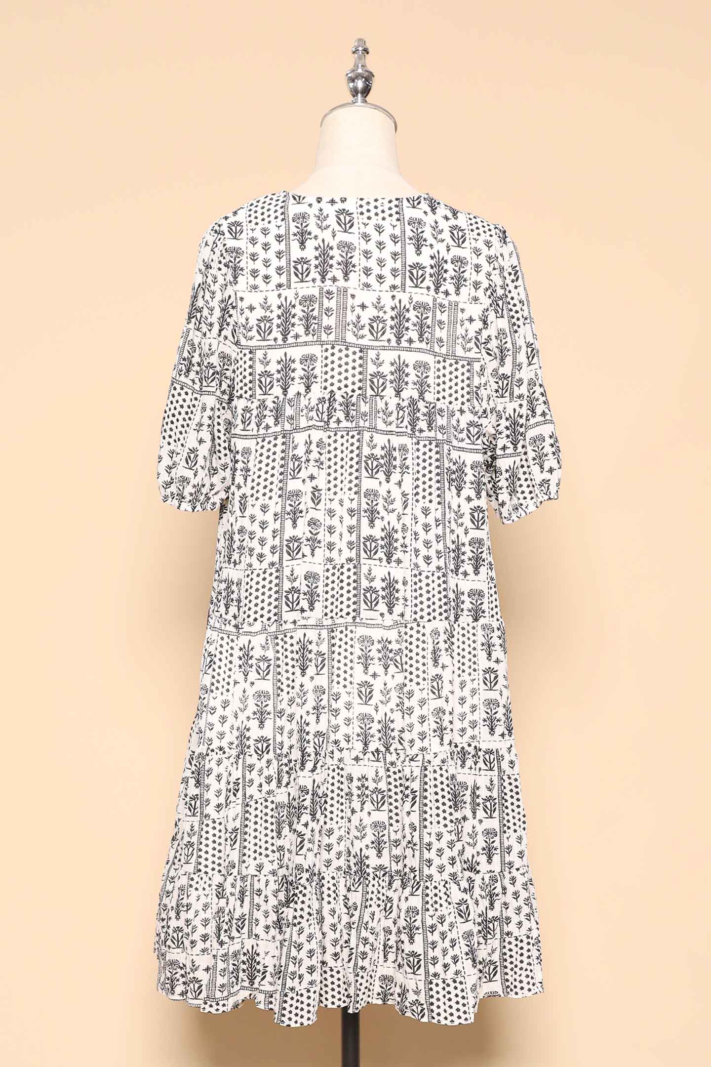 PO - Melbourne Dress in Spring Blocks