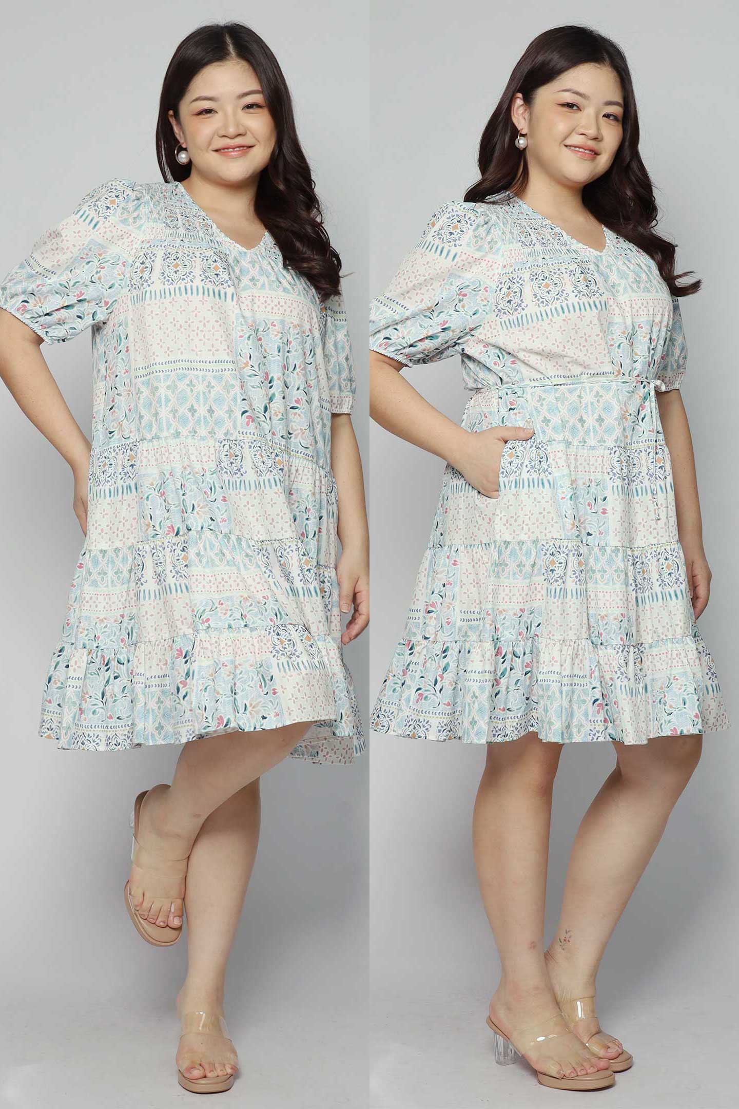 Melbourne Dress in Sweet Mosaic