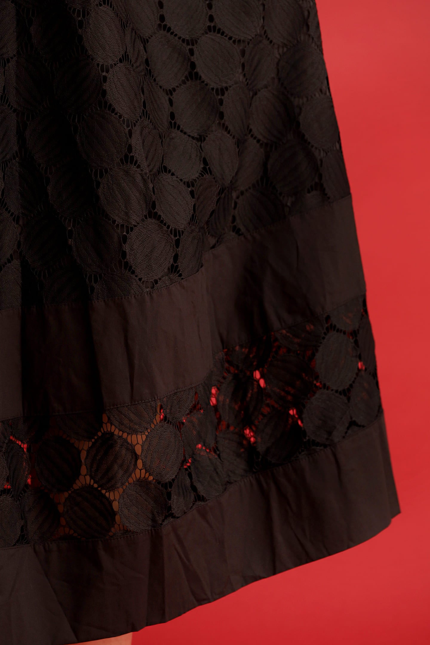 CHOSEN - Midnight Lace Skirt in Black