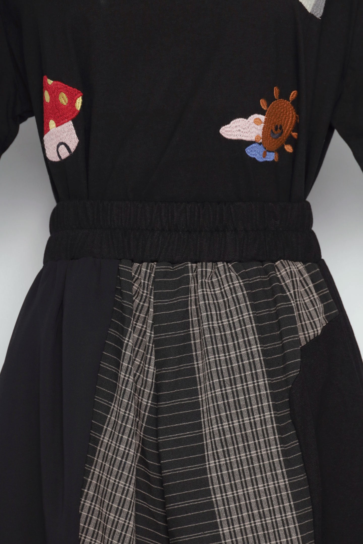 PO - Minami Stripes Checkered Culottes